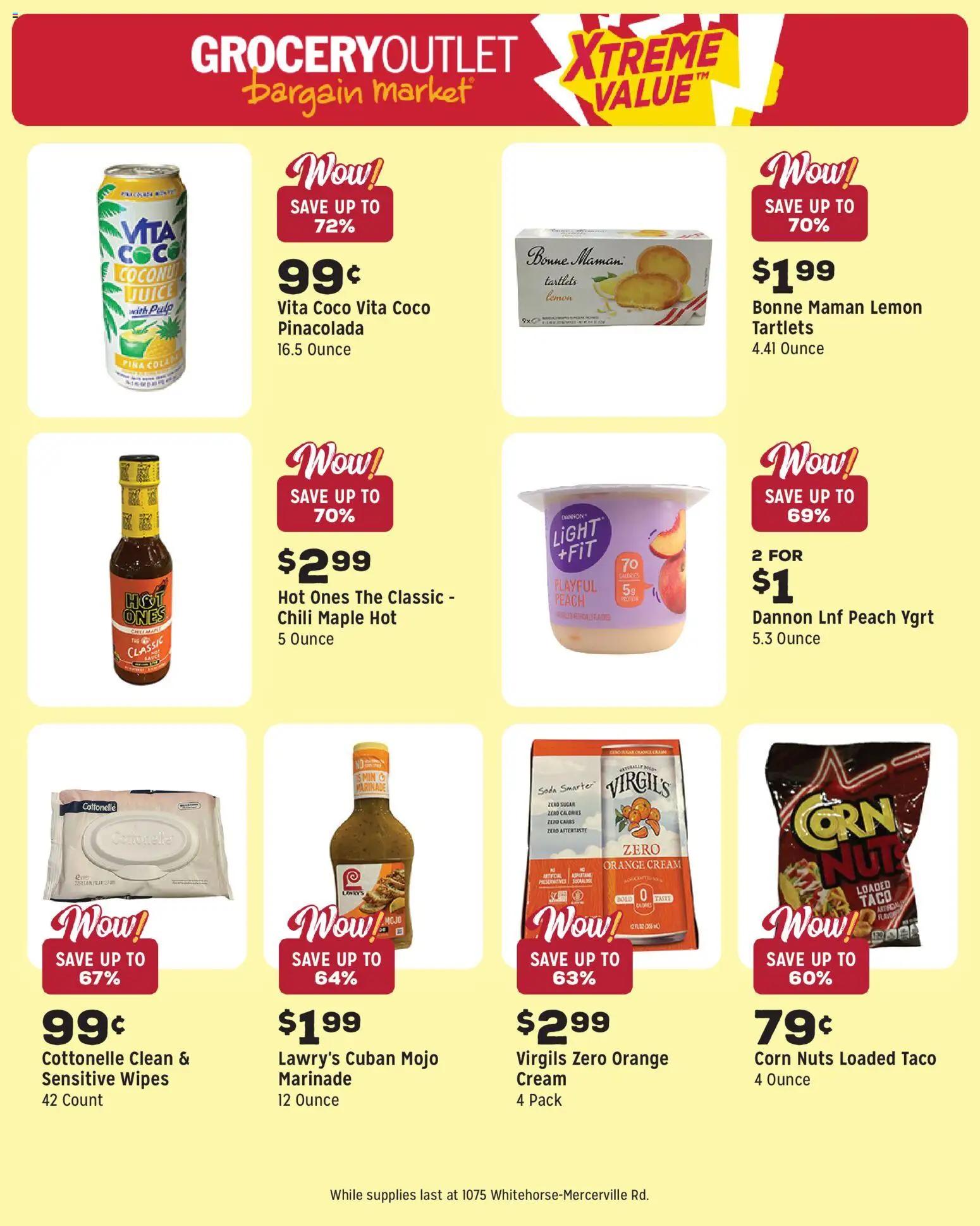 Grocery Outlet Weekly Ad - NJ - valid from 25.03.2026 | Page: 11 | Products: Corn, Juice, Nuts, Lemon