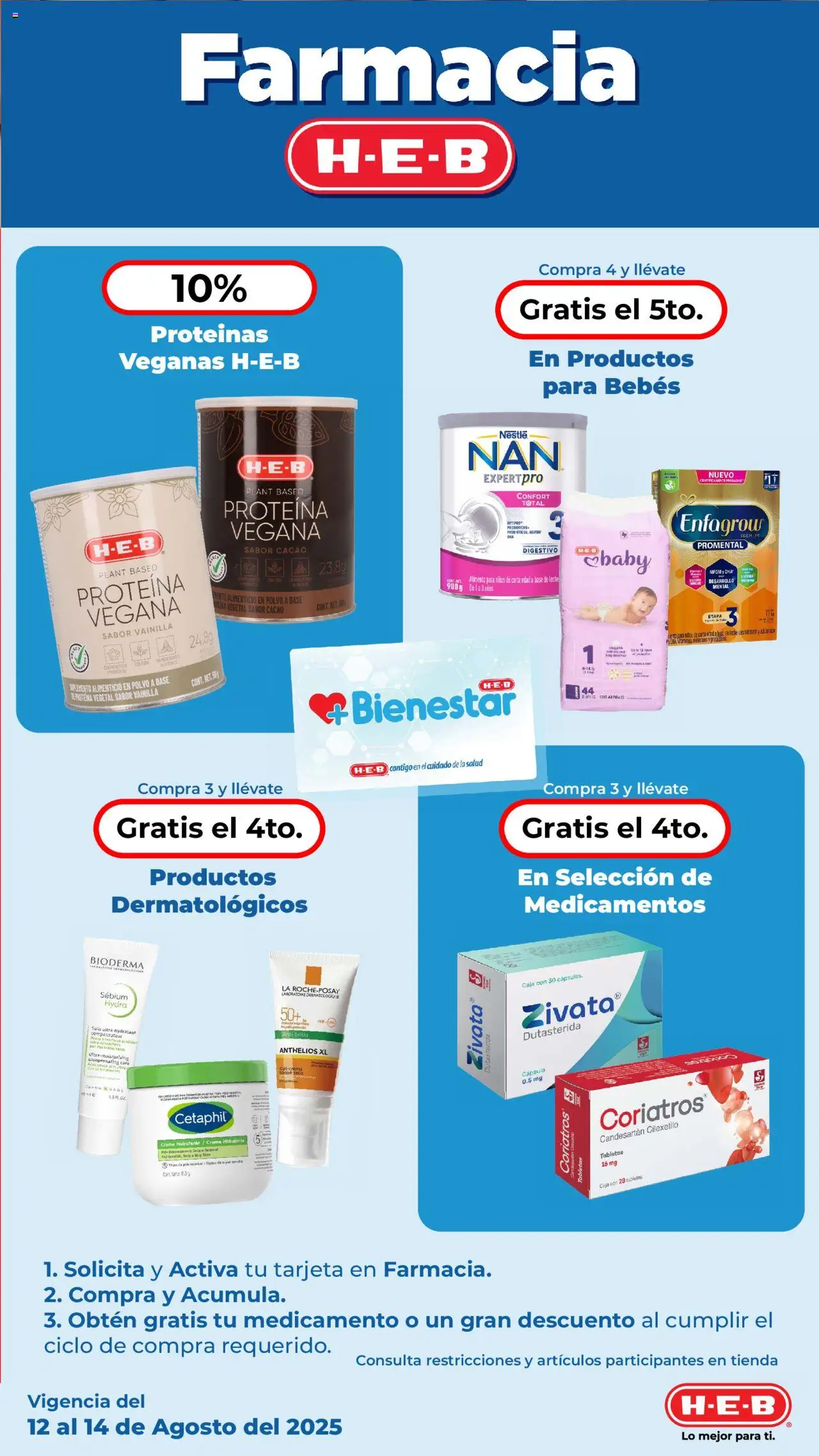 Nuevas ofertas de H-E-B válidas en toda la República Mexicana desde el 12.08.2025. ¡Encuentra las mejores ofertas en H-E-B - Folleto! | Página: 14 | Productos: Crema, Leche, Cacao, Polvo