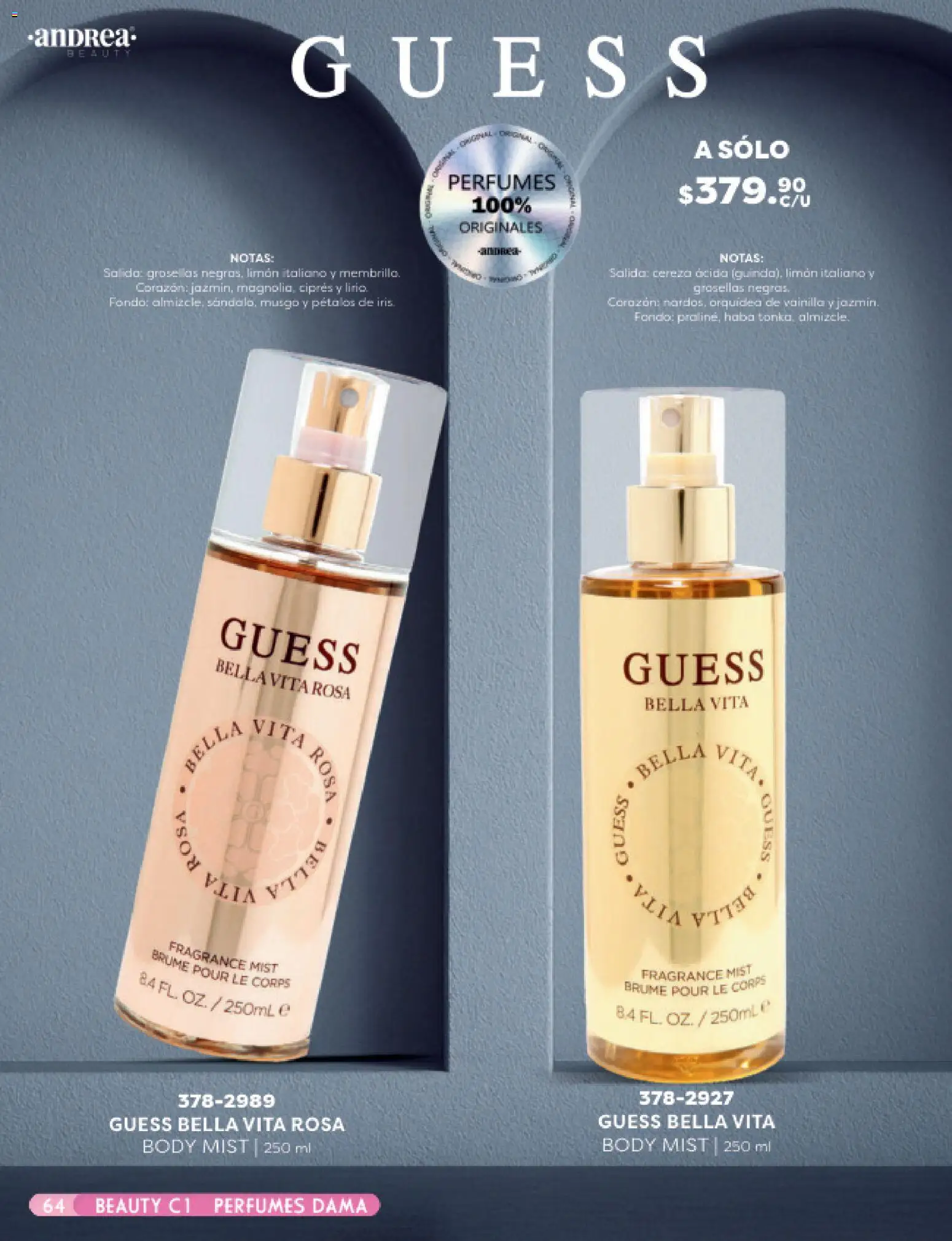 Nuevas ofertas de Andrea válidas en toda la República Mexicana desde el 25.01.2026. ¡Encuentra las mejores ofertas en Andrea catálogo Beauty! | Página: 64 | Productos: Limón, Body