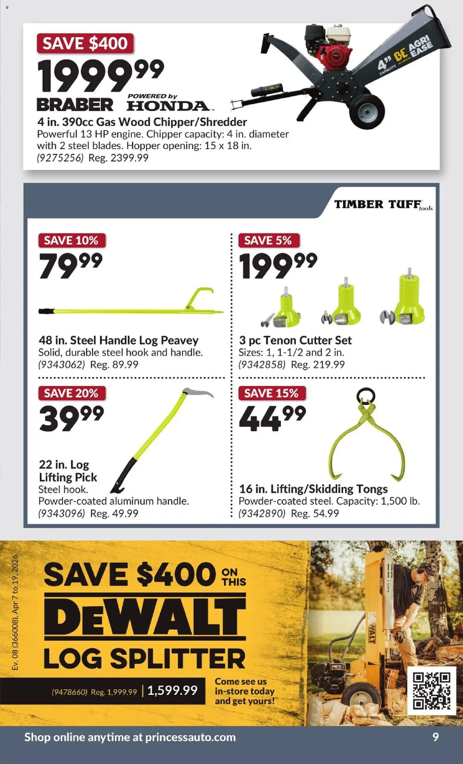 Princess Auto flyer valid from 07.04.2026 | Page: 15 | Products: PC, Cutter