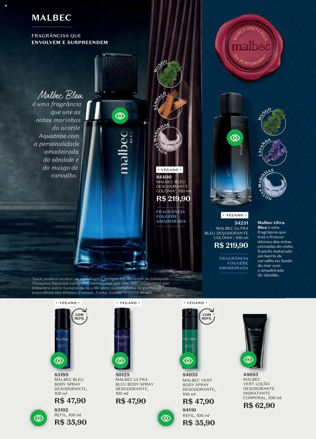 O Boticário Folheto - válido de 11.08.2025 | Página: 45 | Produtos: Fragrância, Vinho, Perfumes, Body