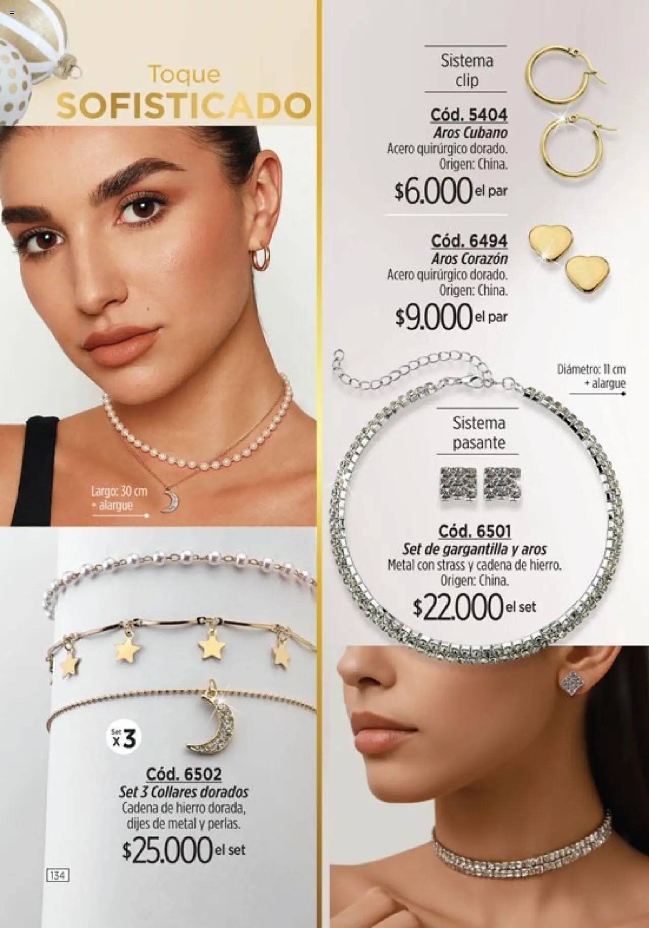 Catálogo Amodil Campaña 17/2025 │ válido desde el 14.10.2025 | Página: 134 | Productos: Aros, Gargantilla, Cadena, Alargue