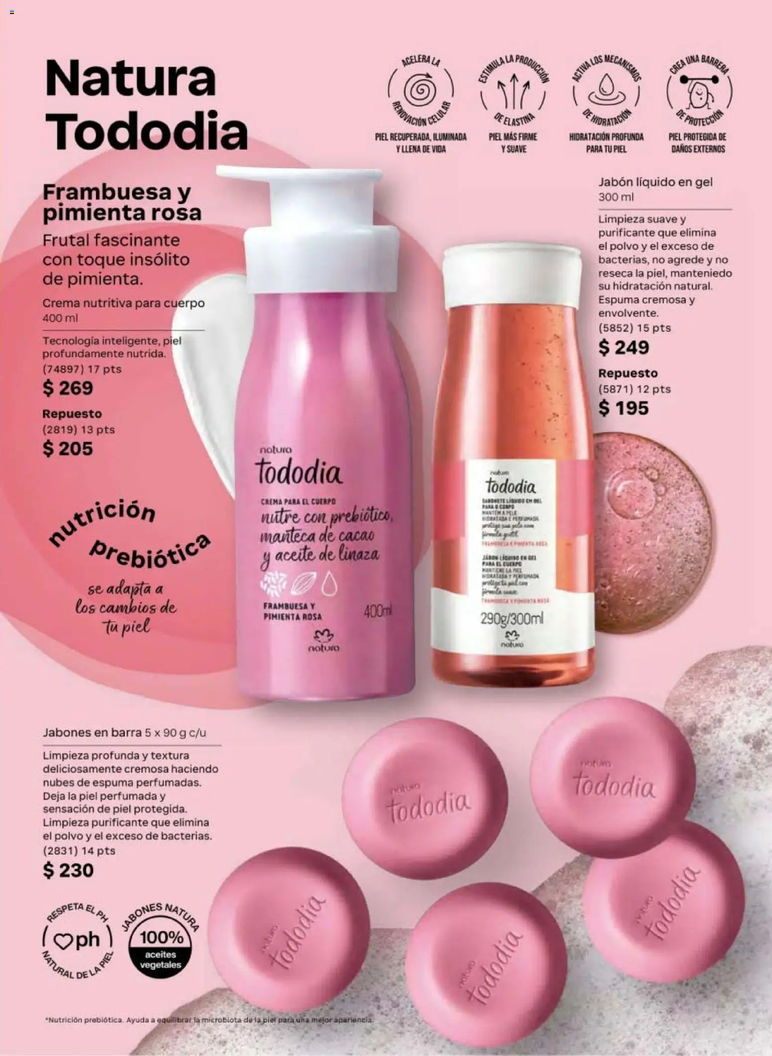 Nuevas ofertas de Natura válidas en toda la República Mexicana desde el 08.05.2026. ¡Encuentra las mejores ofertas en Natura campaña 8 2026! | Página: 113 | Productos: Espuma, Cacao, Barra, Jabón