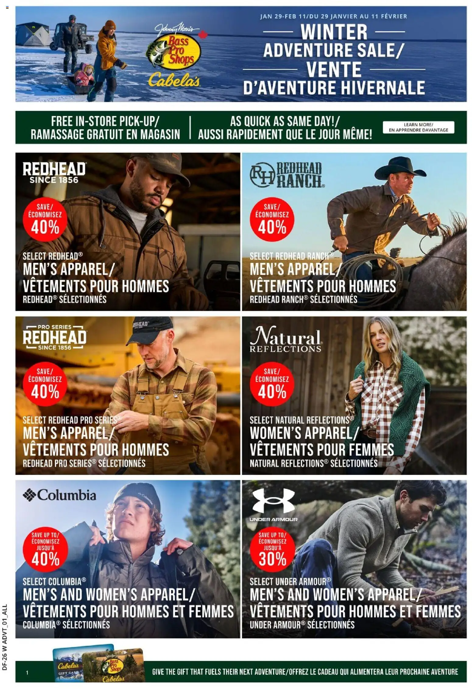 Cabelas flyer valid from 29.01.2026 | Page: 1