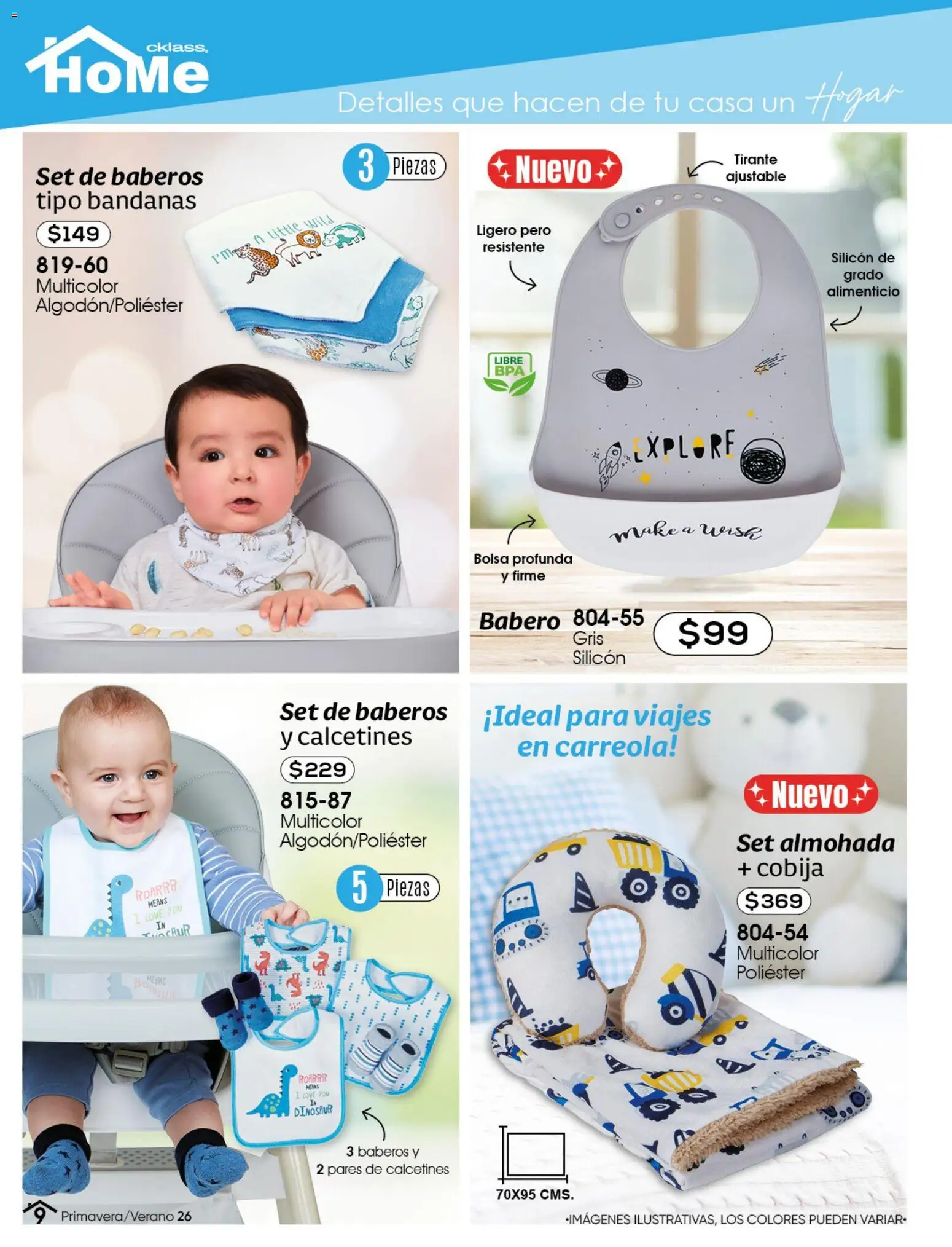 Nuevas ofertas de Cklass válidas en toda la República Mexicana desde el 02.01.2026. ¡Encuentra las mejores ofertas en Cklass catálogo Home! | Página: 10 | Productos: Bolsa, Almohada, Cobija