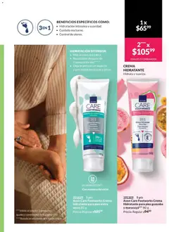 Vista previa de Avon Care Footworks Crema hidratante para pies extra secos 80 g, Crema hidratante para pies extra secos con manteca de karité, 80 g, nuevo folleto de la tienda, válido en México a partir del 28.11.2025 | Página: 187