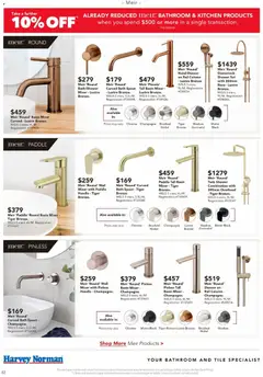 Preview of Harvey Norman April Bathroom - valid from 08.04.2026 | Page: 2 | Products: Shower, Accessories, Mixer, Bathroom