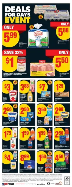 Preview of GRADE A LARGE EGGS, Brand varies by region, 18's from shop No Frills valid from 23.10.2025 | Page: 5