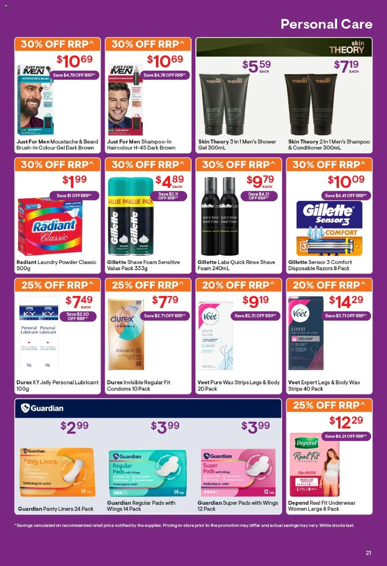 Discount Drug Stores catalogue - valid from 12.11.2025 | Page: 21 | Products: Powder, Shampoo, Laundry, Razors
