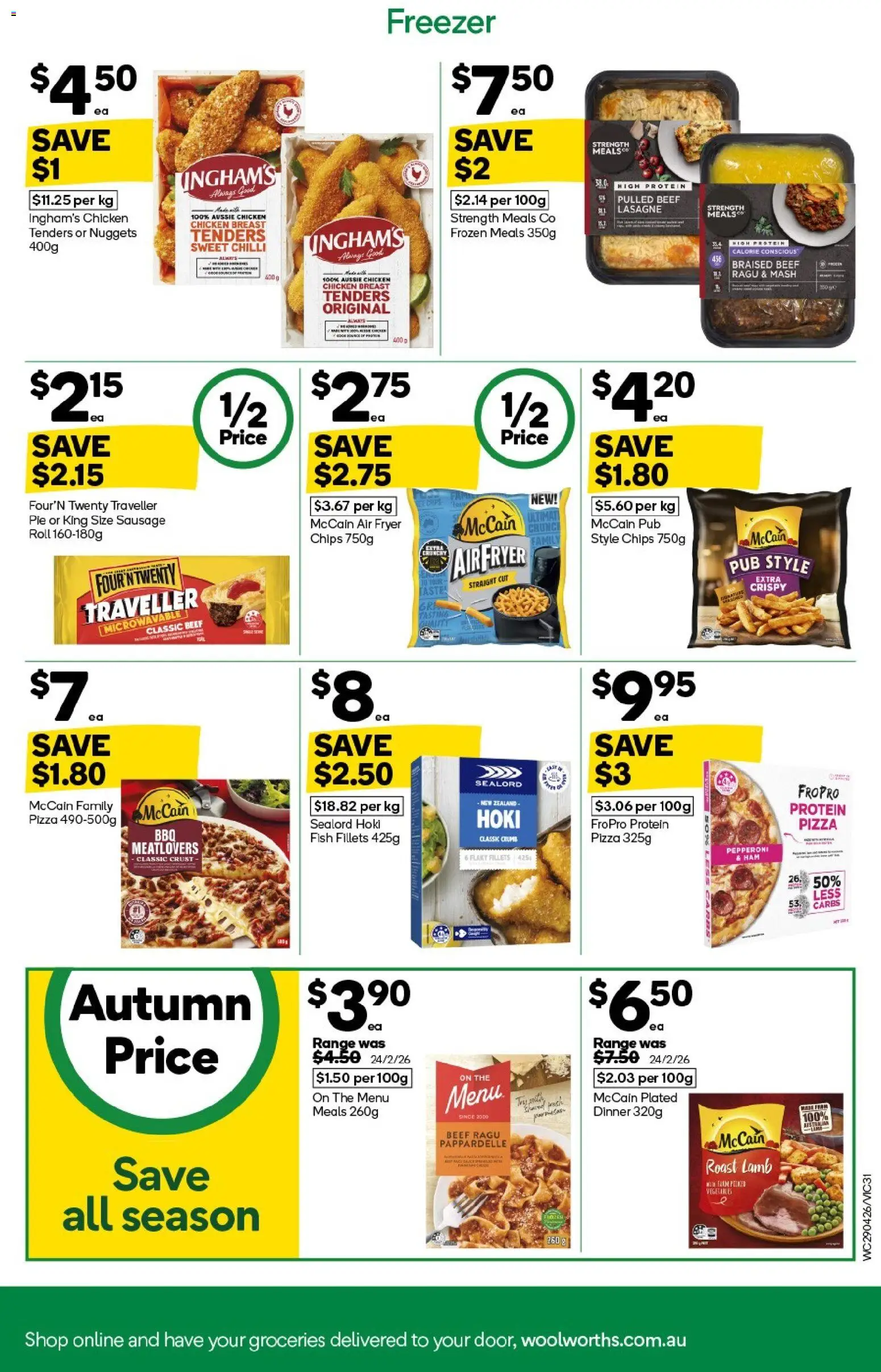 Woolworths catalogue - valid from 29.04.2026 | Page: 31 | Products: Fish, Chips, Sausage, Chilli