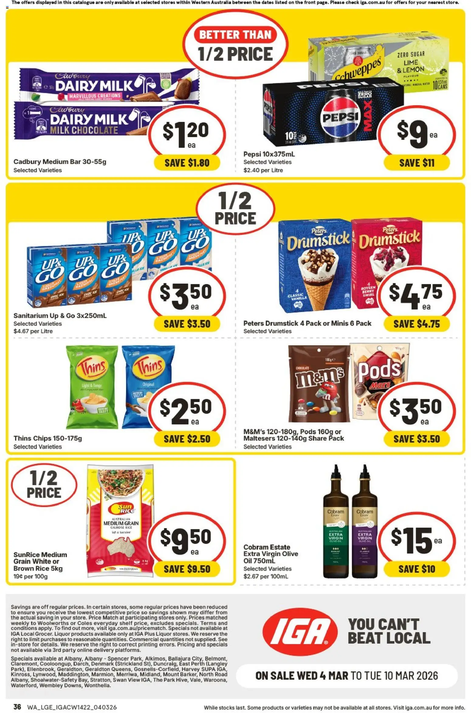 IGA catalogue - valid from 04.03.2026 | Page: 37 | Products: Shelf, Dairy, Rice, Lime
