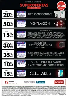 Vista previa Disco - Ofertas | Electro, T. Libre y más válido desde el 06.02.2026