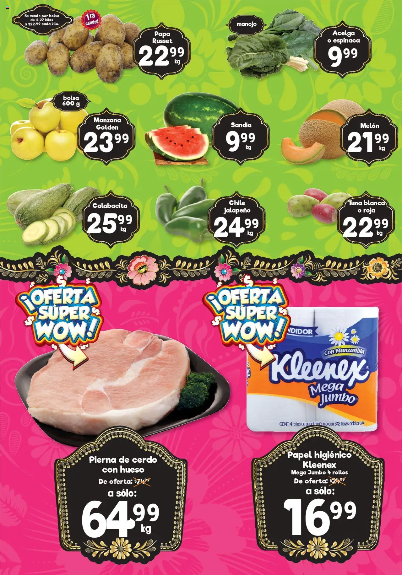 Nuevas ofertas de S-Mart válidas en toda la República Mexicana desde el 09.09.2025. ¡Encuentra las mejores ofertas en S-Mart - Folleto - Monterrey! | Página: 2 | Productos: Papa, Bolsa, Manzana, Espinaca