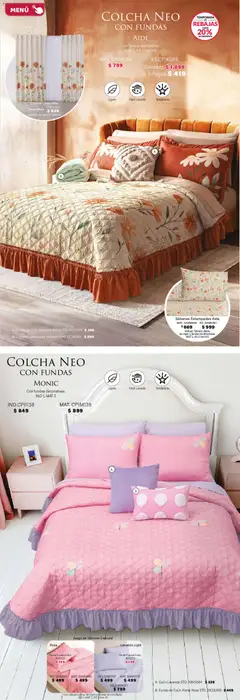 Vista previa de Colchas Concord catálogo, nuevo folleto de la tienda, válido en México a partir del 01.02.2026 | Página: 76 | Productos: Cobertor, Juego, Funda, Sabanas