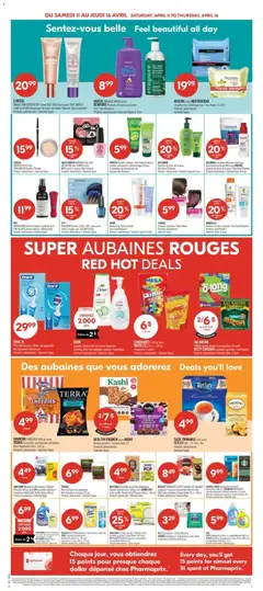 Preview of SANS NOM Mélange de fête original / Original Party Mix (320 g) ou/or PC croustilles tortillas à l'ancienne / Kettle Style Tortilla Chips (368 g), Produits sélectionnés/Selected Types from shop Pharmaprix valid from 10.04.2026 | Page: 8