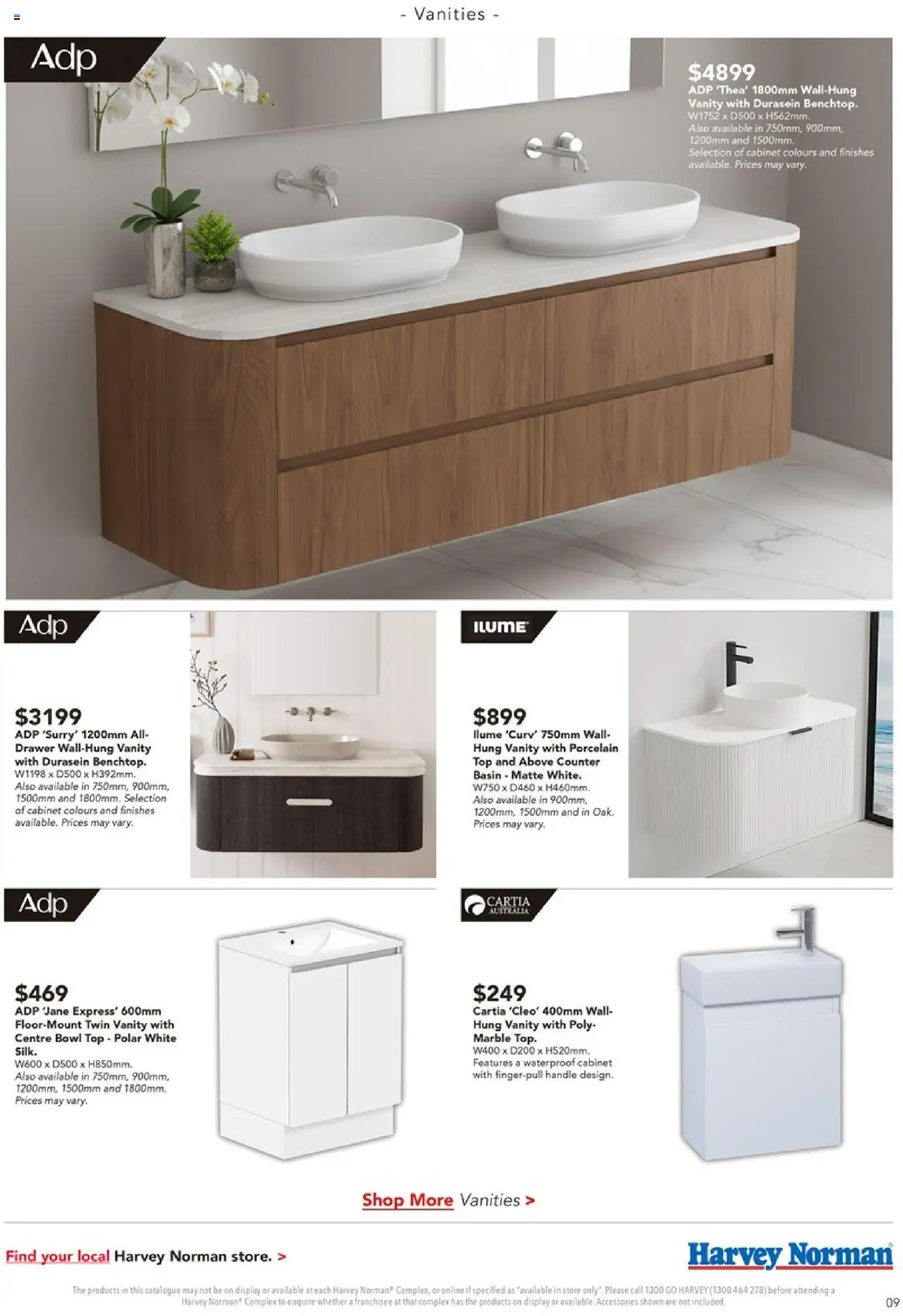 Harvey Norman catalogue - valid from 03.10.2025 | Page: 9 | Products: Cabinet, Drawer, Accessories