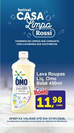 Rossi Supermercados - Ofertas Casa Limpa - Pré-Visualização do folheto da loja Rossi Supermercados, válido de 22.01.2026