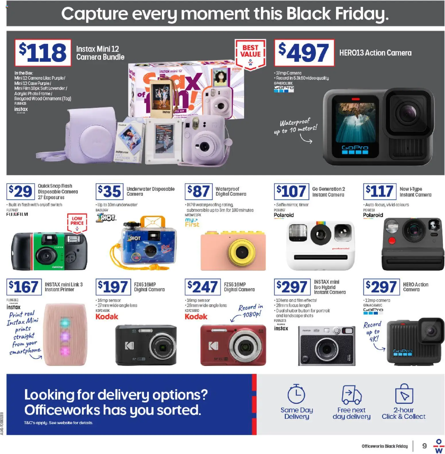 Officeworks catalogue - valid from 17.11.2025 | Page: 9 | Products: Photo frame, Digital, Printer, Camera