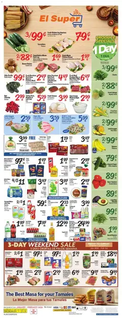 Preview of El Super weekly ads valid from 28.01.2026