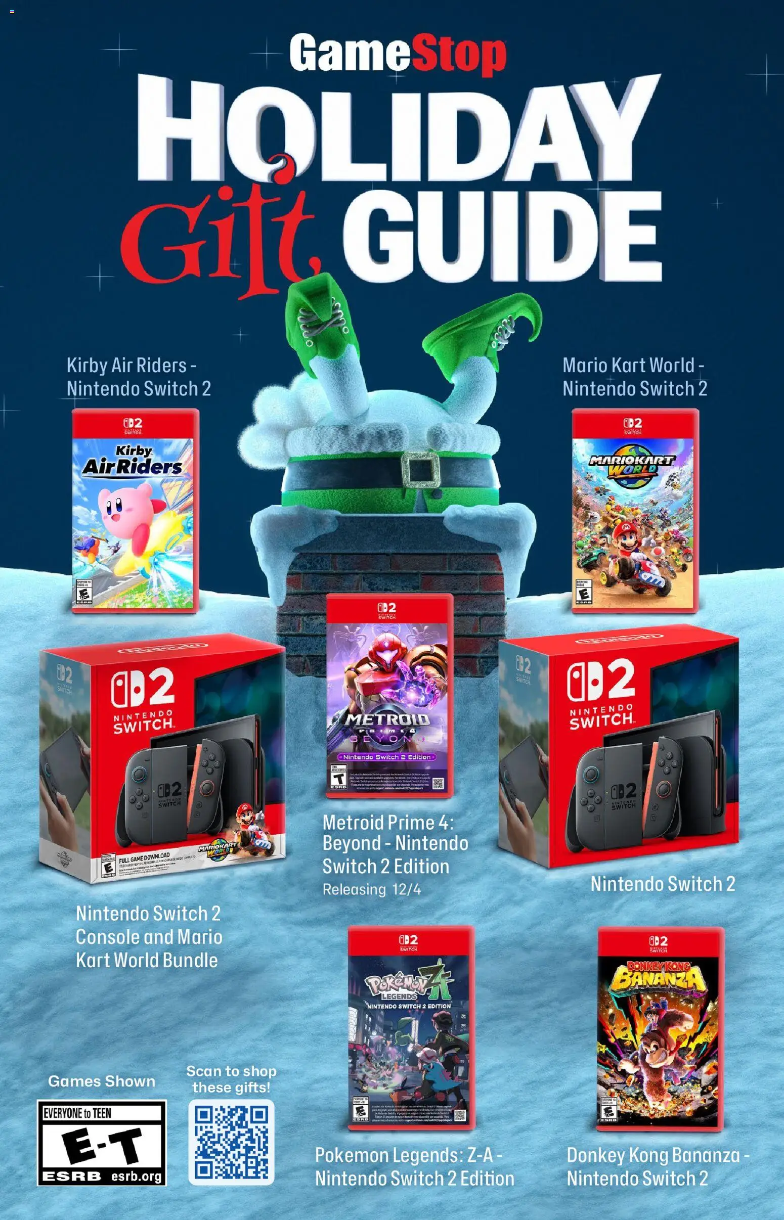 GameStop Holiday Gift Guide - valid from 01.11.2025 | Page: 1 | Products: Switch, Game, Nintendo