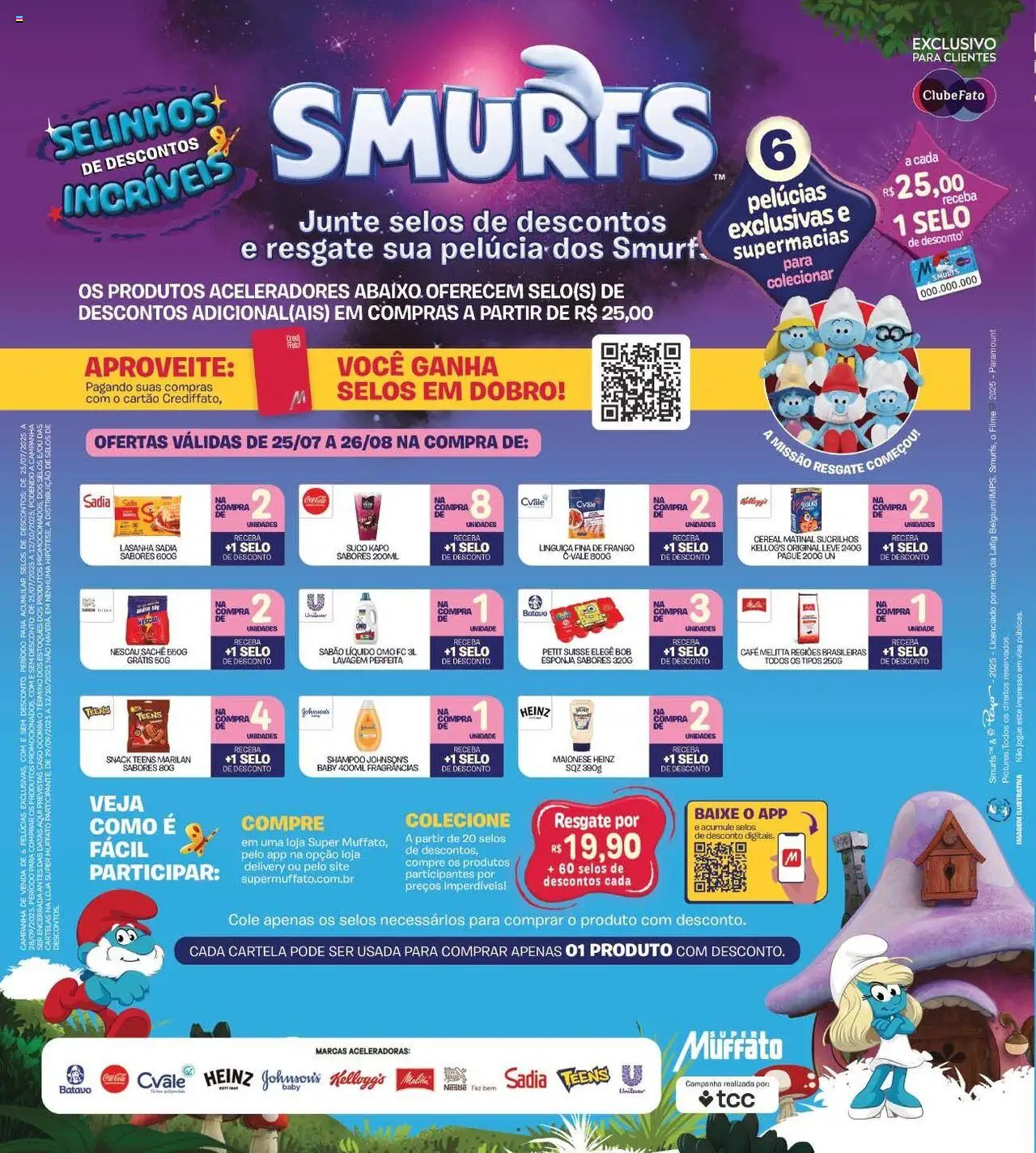 Super Muffato Folheto - válido de 25.07.2025 | Página: 2 | Produtos: Pelúcia, Sucrilhos, Frango, Maionese