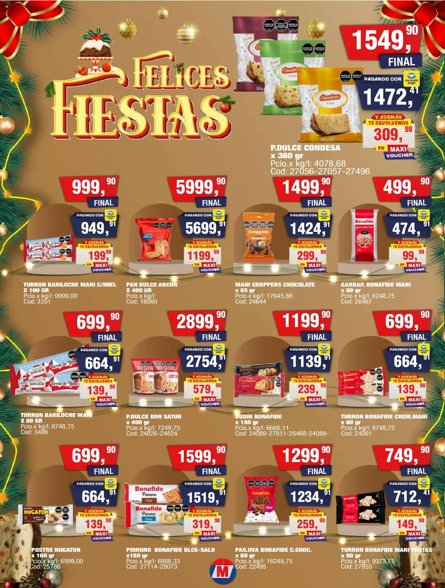 Maxiconsumo ofertas │ válido desde el 15.12.2025 | Página: 12 | Productos: Pan, Chocolate, Pionono, Té