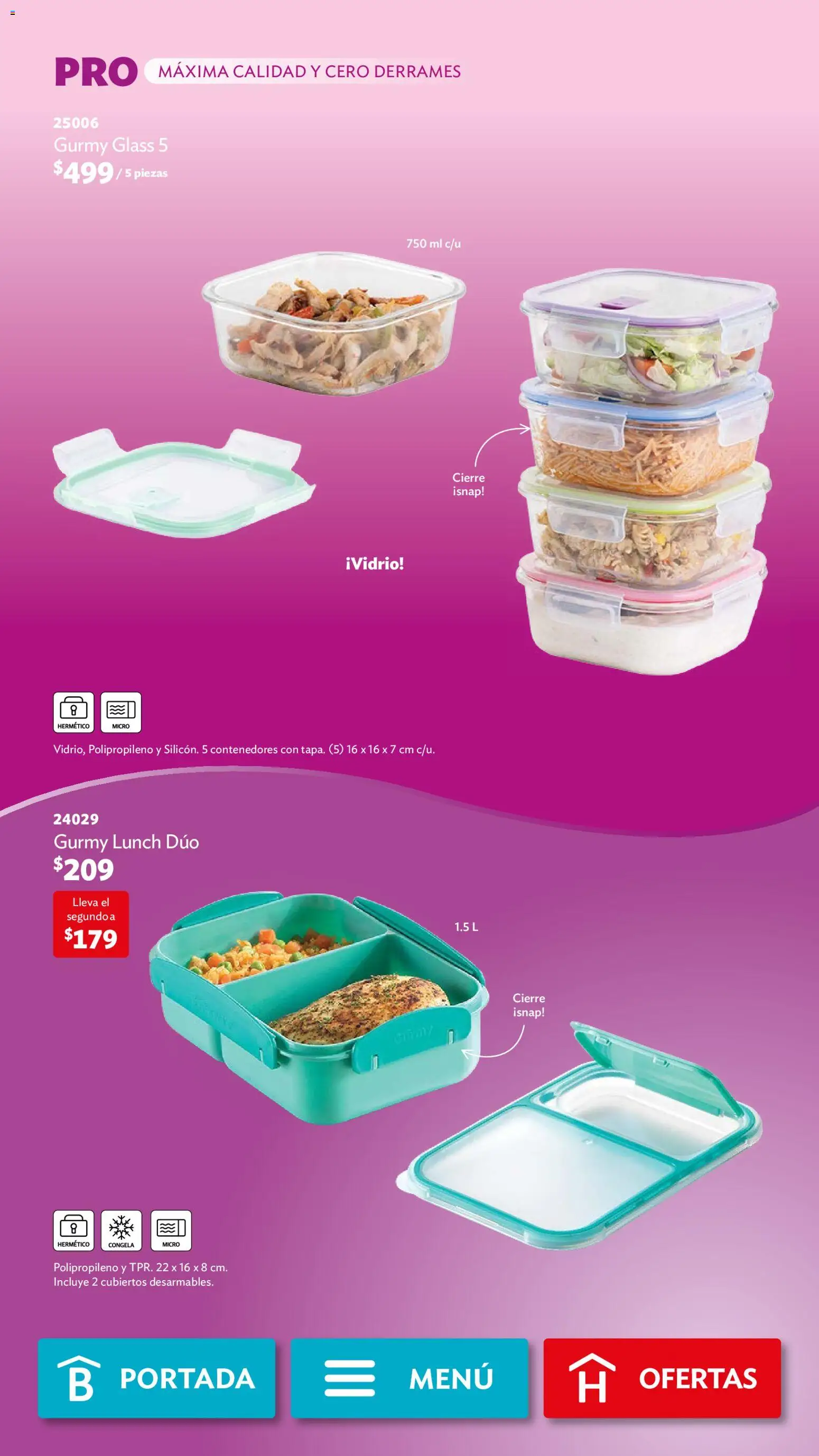 Nuevas ofertas de Betterware válidas en toda la República Mexicana desde el 03.11.2025. ¡Encuentra las mejores ofertas en Betterware campaña 11 2025! | Página: 70