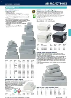 Preview of Jaycar Engineering & Scientific Catalogue 2025/2026  - valid from 09.07.2025 | Page: 219