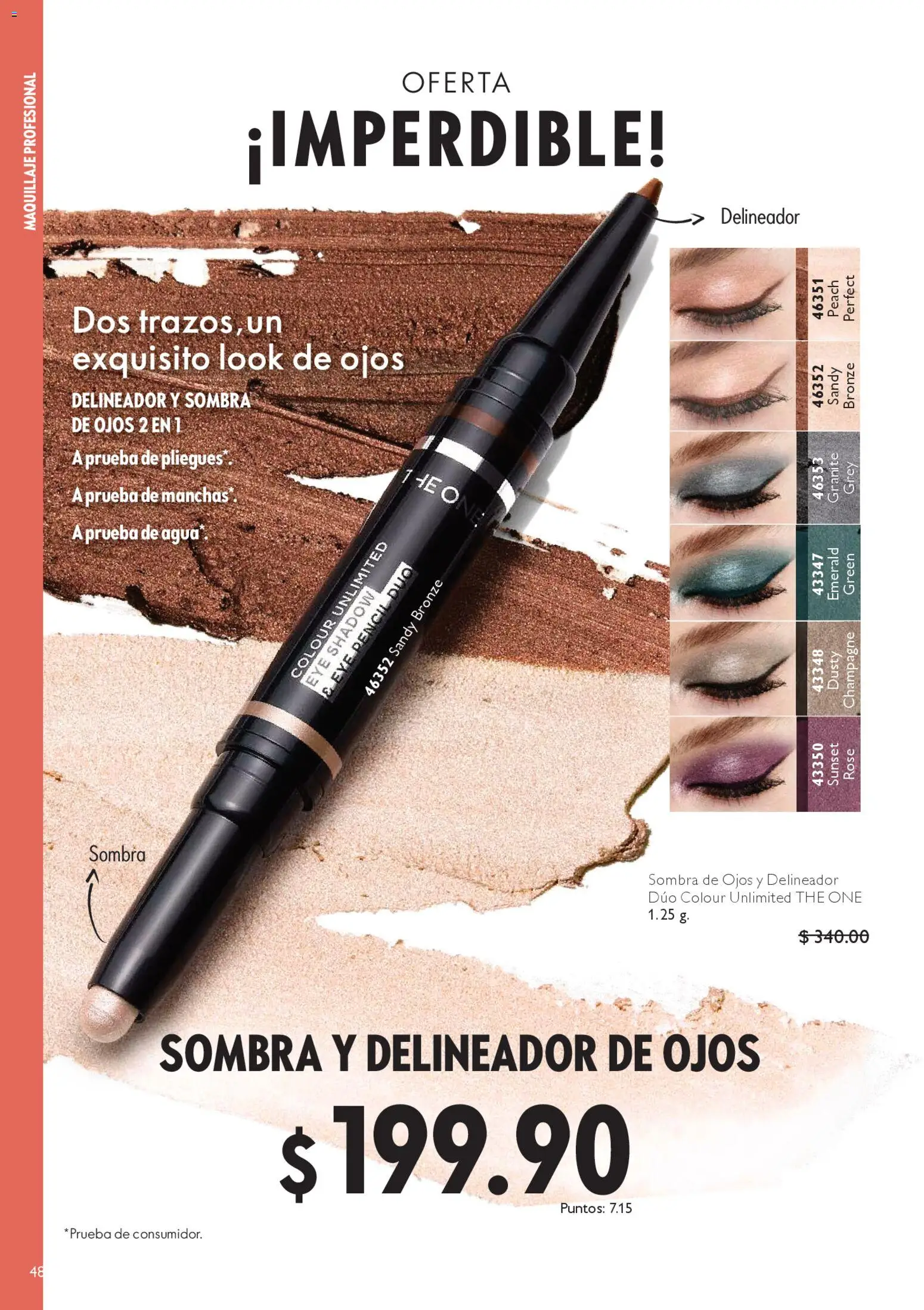 Nuevas ofertas de Oriflame válidas en toda la República Mexicana desde el 14.02.2026. ¡Encuentra las mejores ofertas en Oriflame campaña 3 2026! | Página: 48 | Productos: Champagne, Agua, Sombra, Maquillaje
