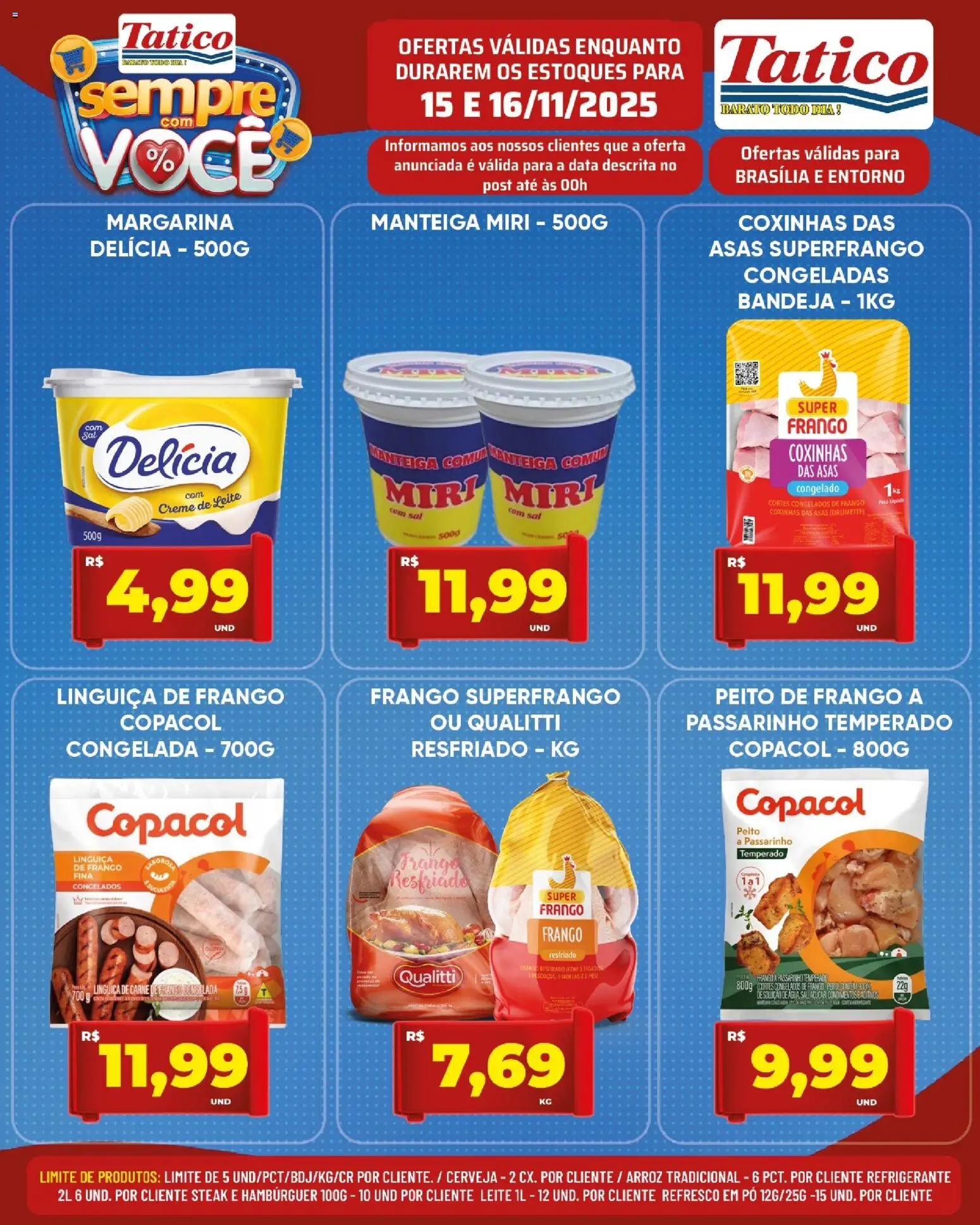 Tatico Folheto - válido de 17.11.2025 | Página: 25 | Produtos: Refresco, Carne, Hambúrguer, Margarina