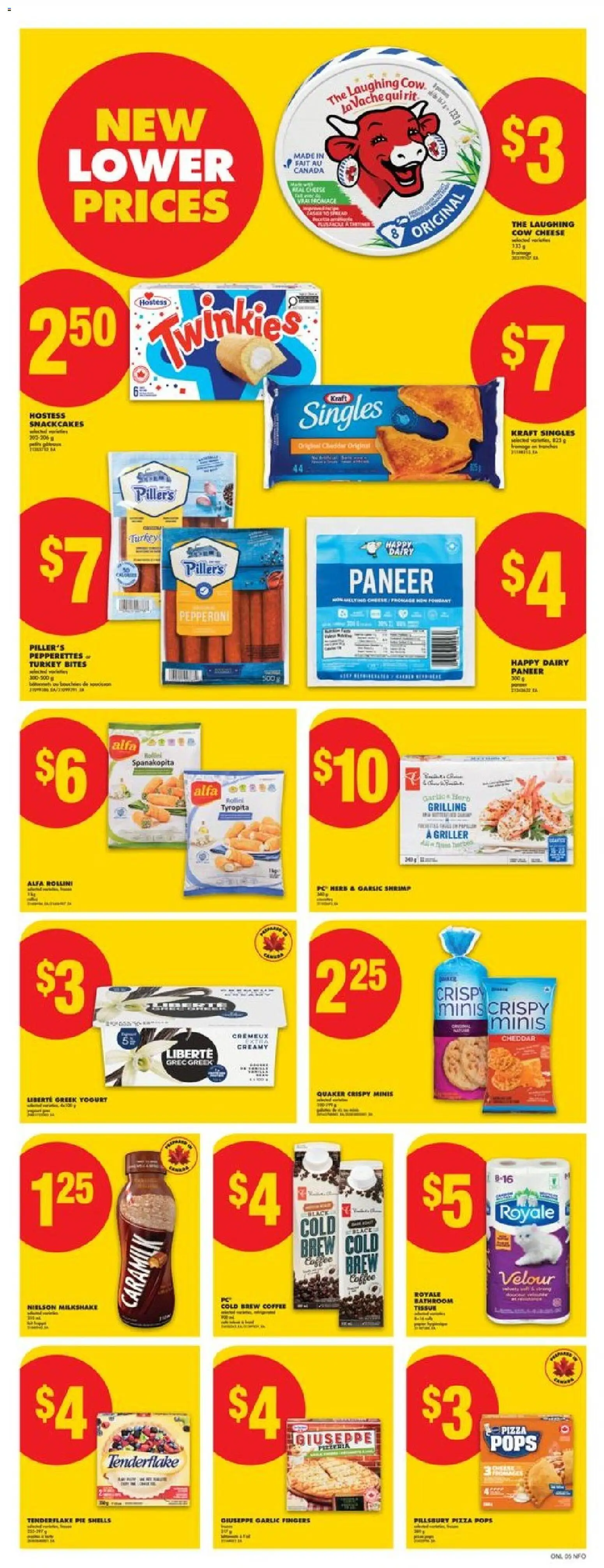 No Frills flyer valid from 20.11.2025 | Page: 9 | Products: Rice, Cheese, Yogurt, Coffee