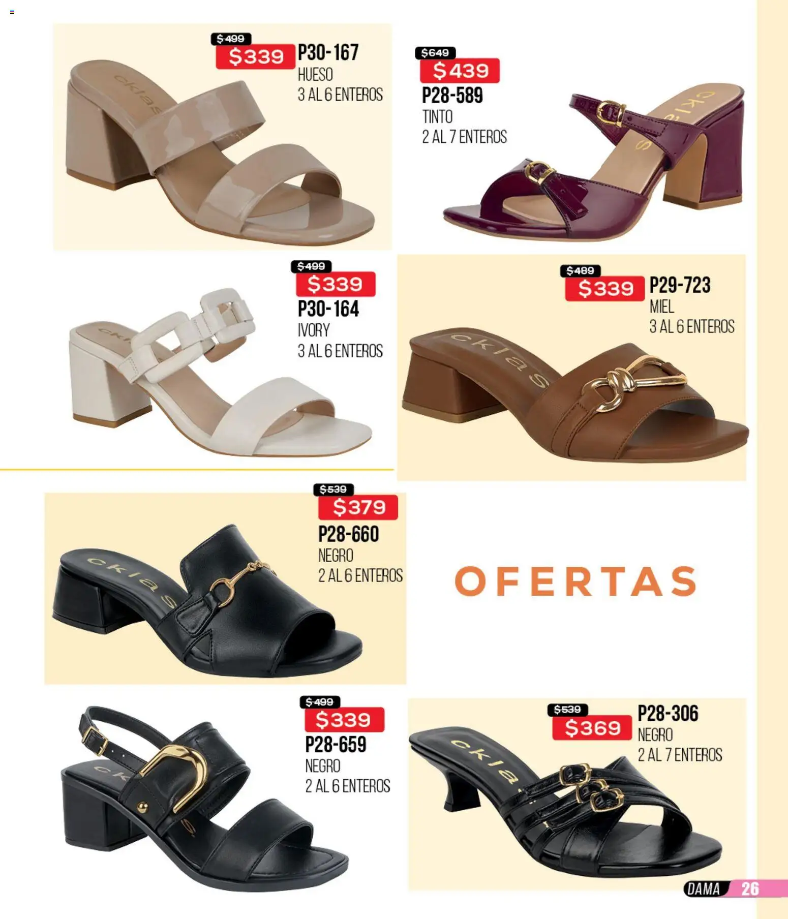 Nuevas ofertas de Cklass válidas en toda la República Mexicana desde el 12.01.2026. ¡Encuentra las mejores ofertas en Cklass catálogo Mega Ofertas Ropa! | Página: 190