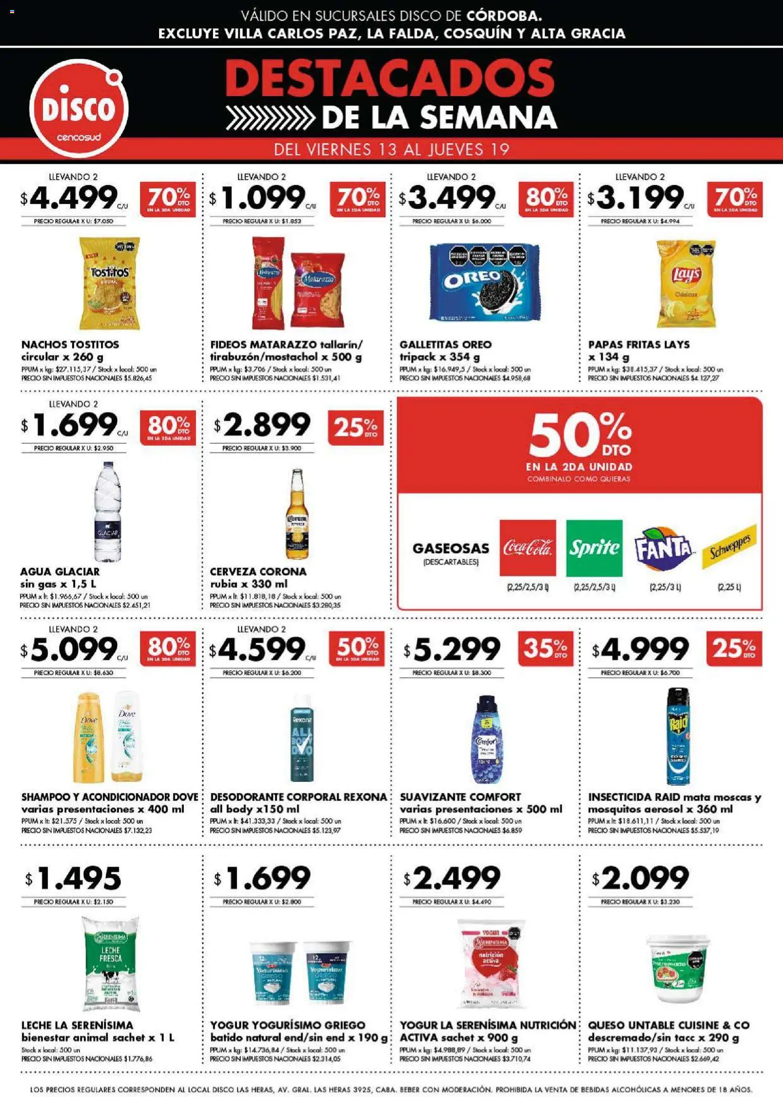 Disco - Ofertas | Córdoba │ válido desde el 12.02.2026 | Página: 8 | Productos: Mata moscas, Disco, Agua, Fideos