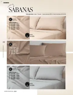 Vista previa de Andrea - Catálogo Home - Otoño / Invierno, nuevo folleto de la tienda, válido en México a partir del 24.08.2025 | Página: 92 | Productos: Funda, Algodón, Funda de almohada, Almohada
