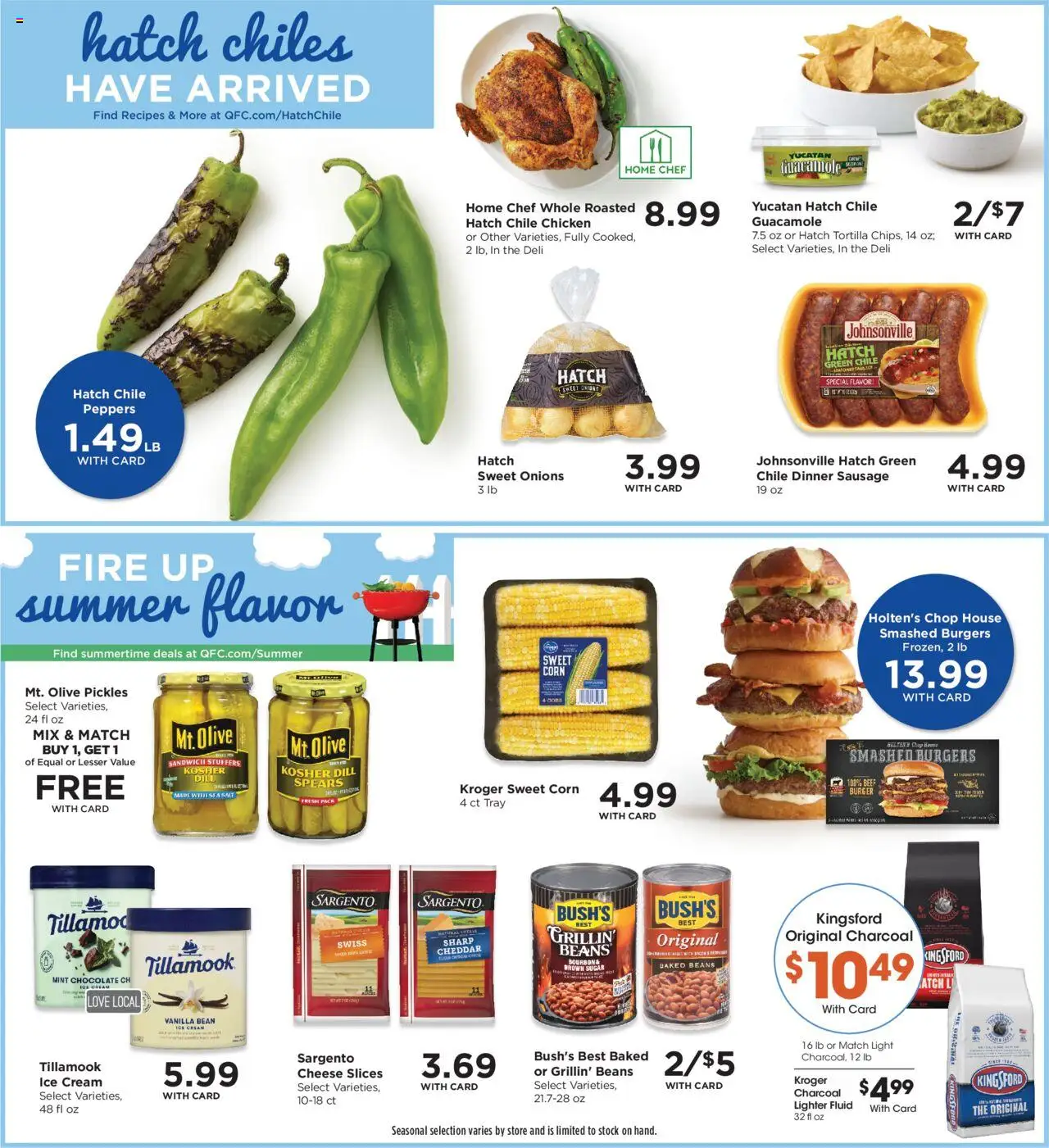 QFC Weekly Ad - WA - valid from 06.08.2025 | Page: 7 | Products: Chocolate, Beef, Salt, Dill