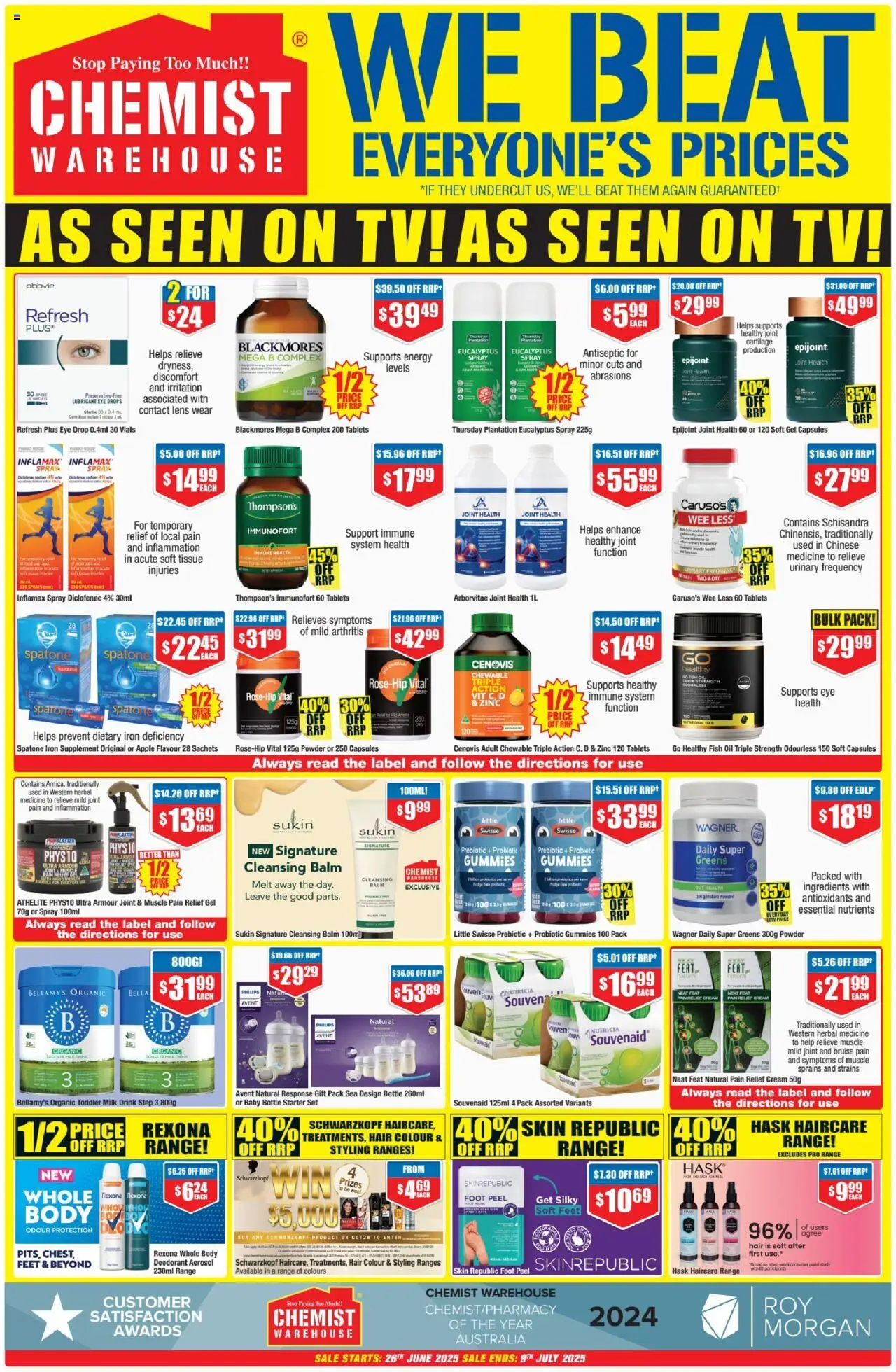 Chemist Warehouse catalogue - valid from 26.06.2025 | Page: 3 | Products: Fish, Greens, Herbal, Zinc