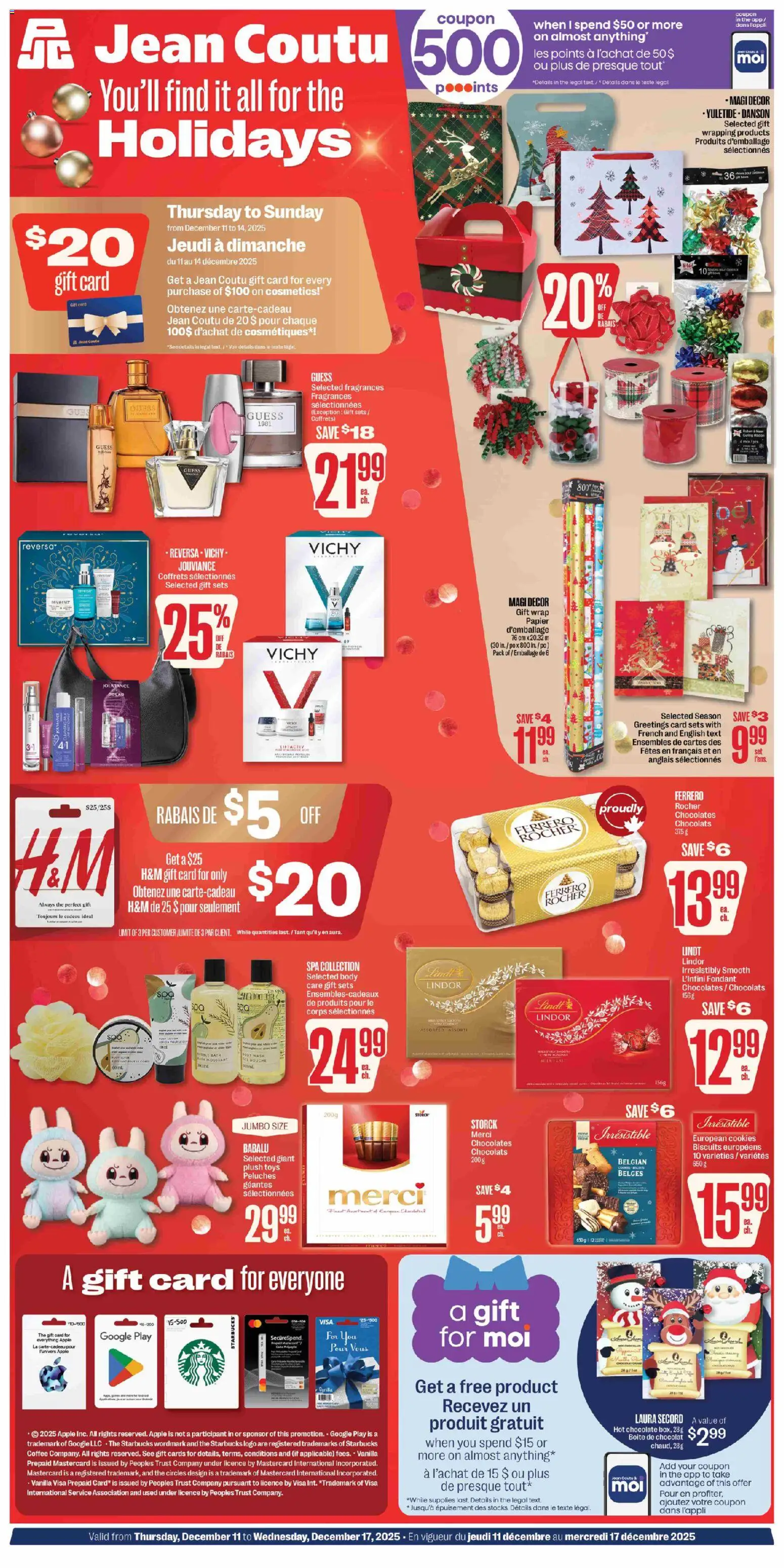 Jean Coutu flyer valid from 11.12.2025 | Page: 1