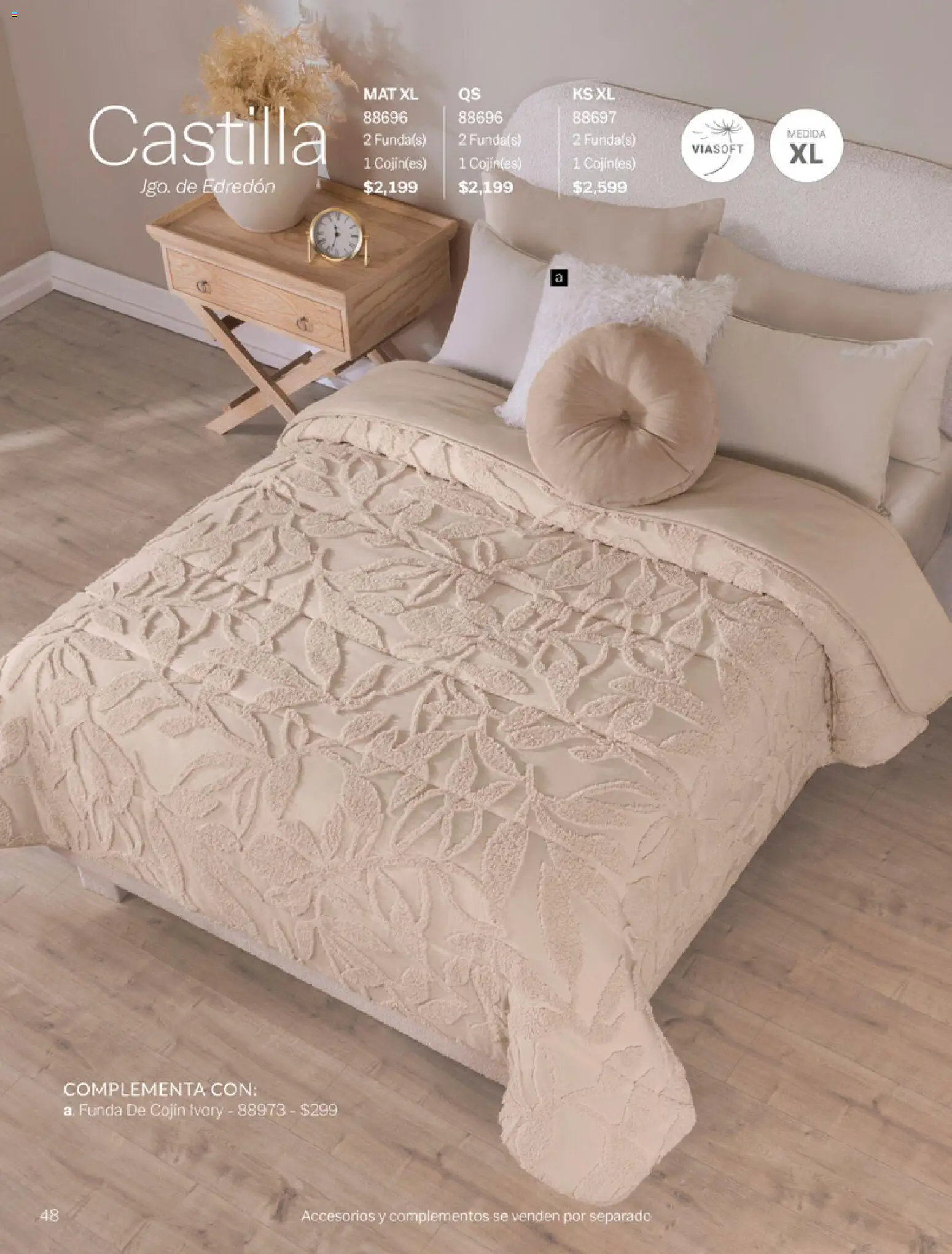 Nuevas ofertas de Vianney válidas en toda la República Mexicana desde el 06.03.2026. ¡Encuentra las mejores ofertas en Vianney catálogo Tu hogar, nuestra pasión! | Página: 50 | Productos: Funda