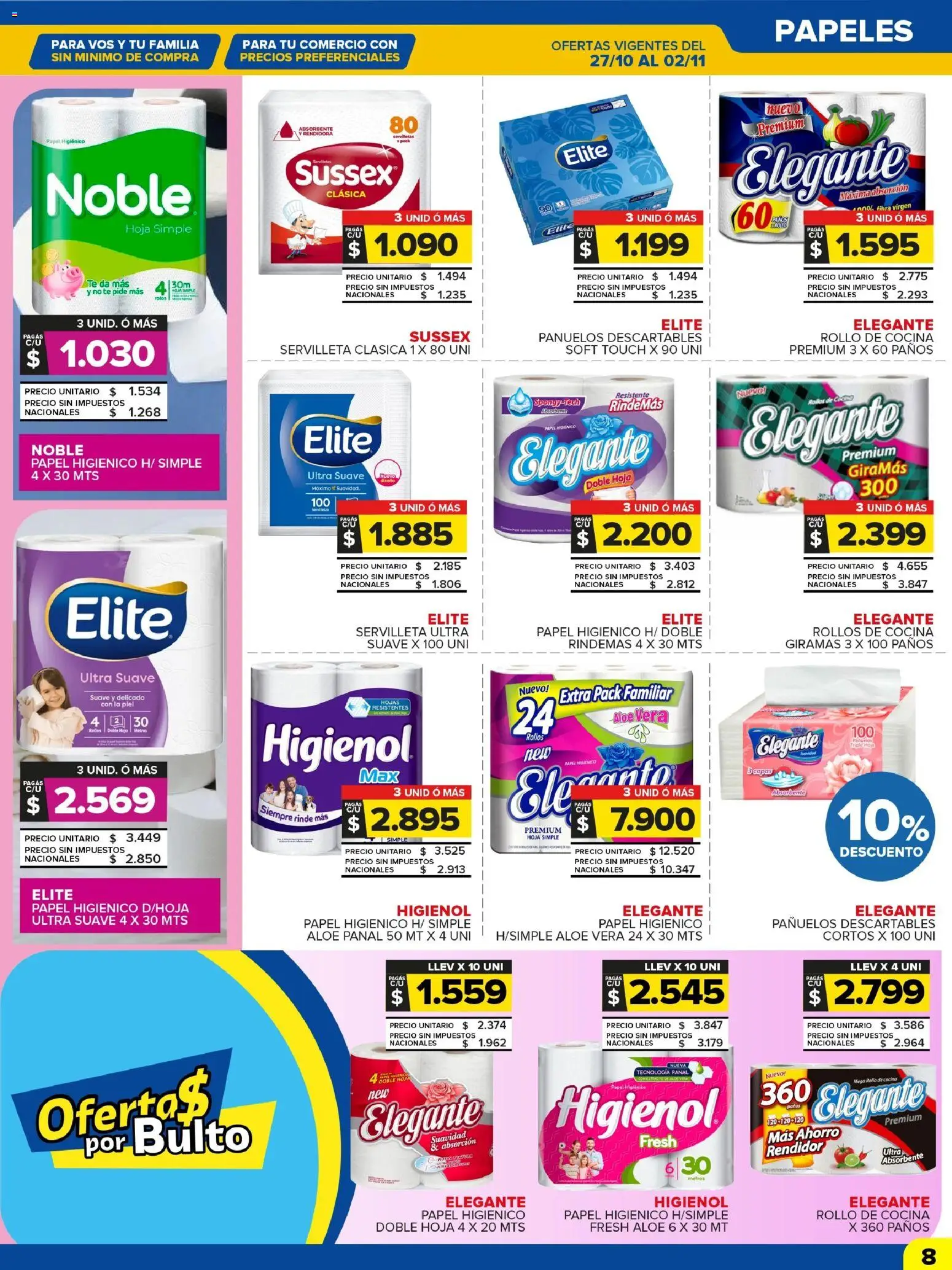 Carrefour Maxi catálogo │ válido desde el 27.10.2025 | Página: 8 | Productos: Papel higiénico, Cocina, Té