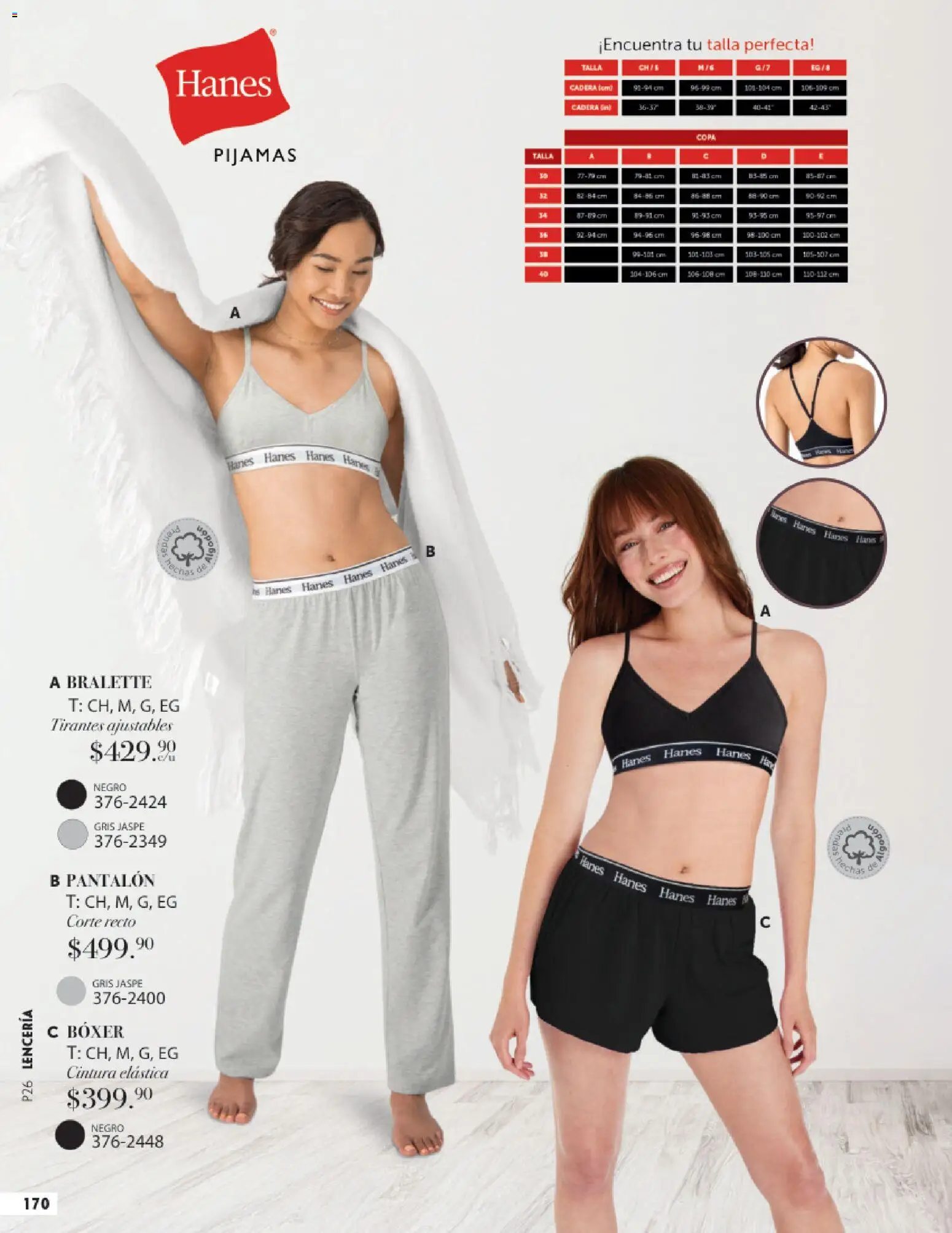 Nuevas ofertas de Andrea válidas en toda la República Mexicana desde el 25.01.2026. ¡Encuentra las mejores ofertas en Andrea catálogo Lencería & vestir interior! | Página: 66 | Productos: Tirantes, Lenceria