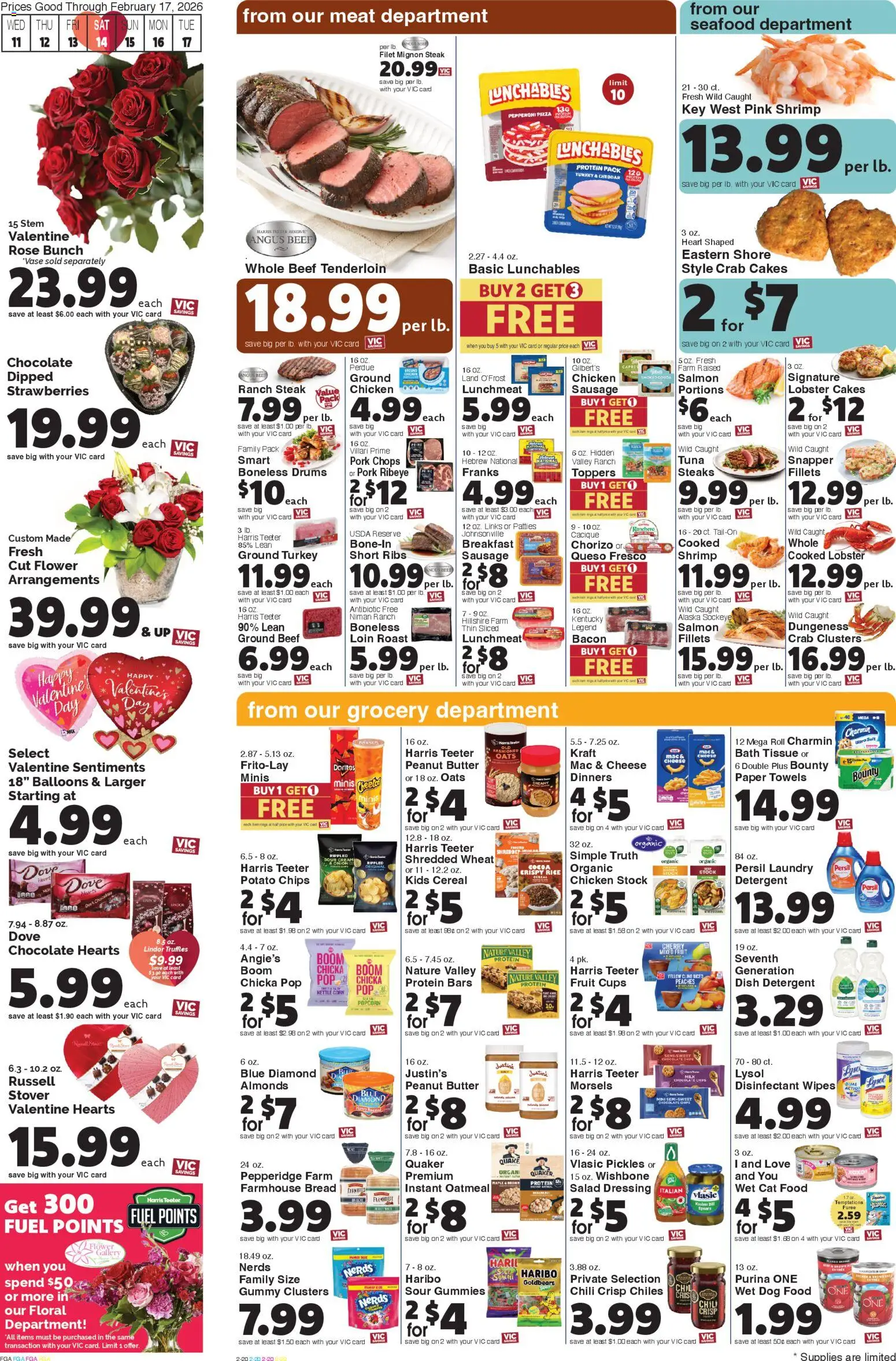 Harris Teeter Weekly Ad - NC - valid from 11.02.2026 | Page: 5 | Products: Rice, Strawberries, Sausage, Shredder