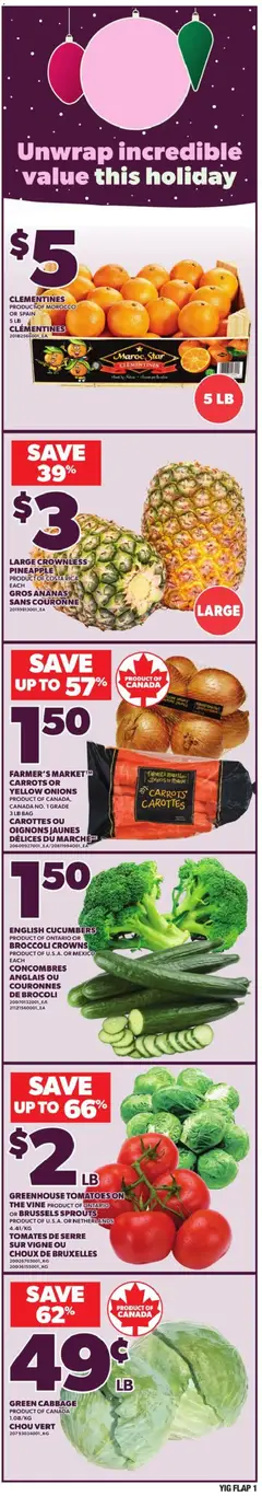 Preview of Independent Grocer weekly flyer / circulaire from shop Independent Grocer valid from 18.12.2025