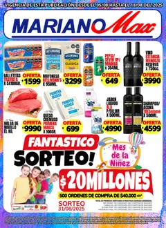 Vista previa Mariano Max catálogo válido desde el 05.08.2025