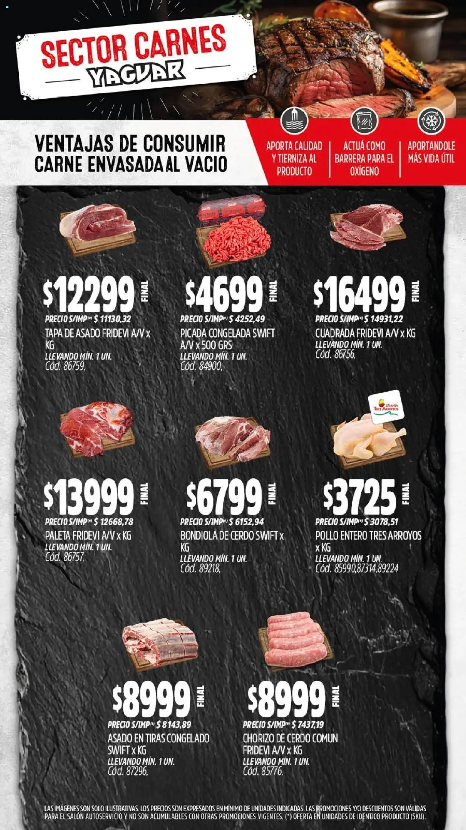 Yaguar - Oferta Semanal Trelew │ válido desde el 09.02.2026 | Página: 4 | Productos: Pollo, Paleta, Chorizo, Cerdo