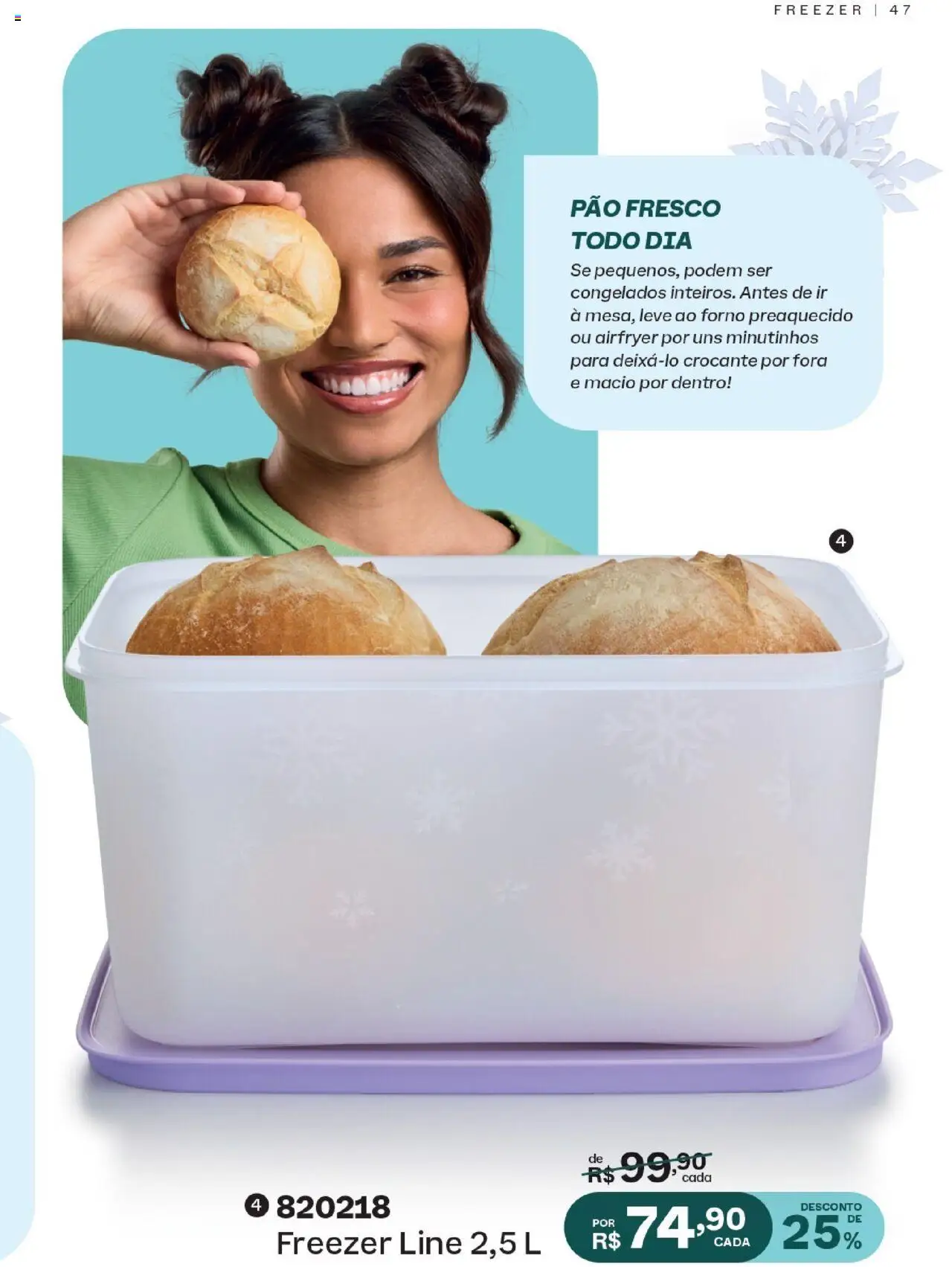 Tupperware Folheto - válido de 01.10.2025 | Página: 47 | Produtos: Forno, Freezer, Pão