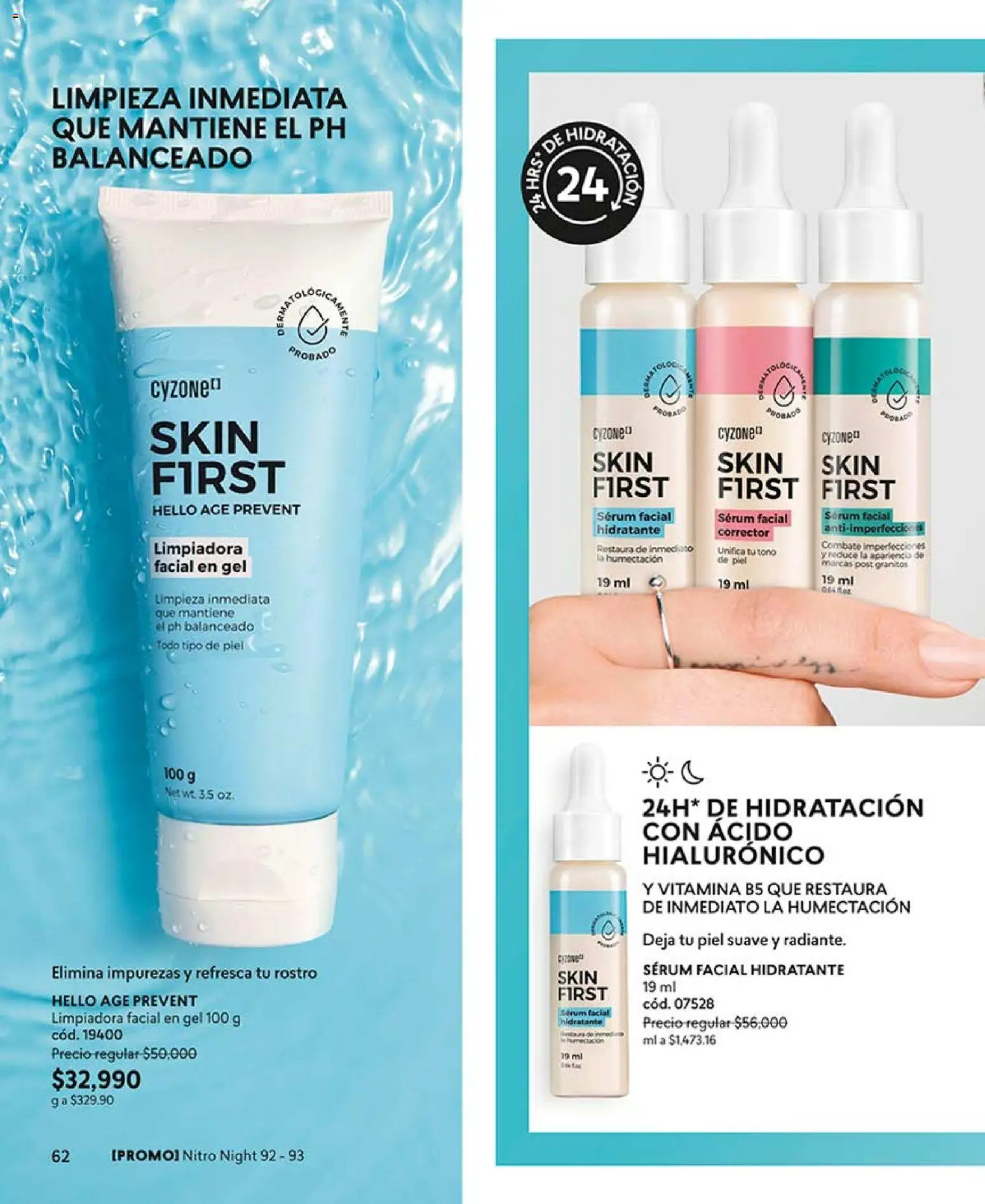 CyZone revista - valida desde el 15.04.2026 | Página: 62 | Productos: Serum, Corrector