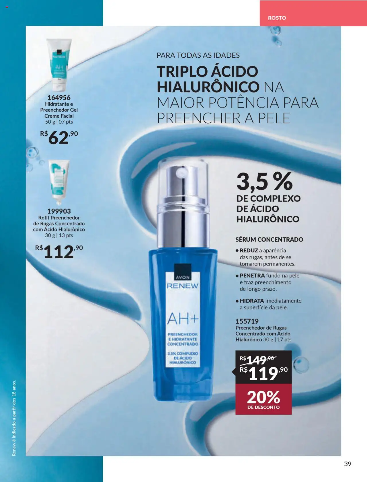 Avon Folheto - válido de 07.10.2025 | Página: 39 | Produtos: Sérum, Creme