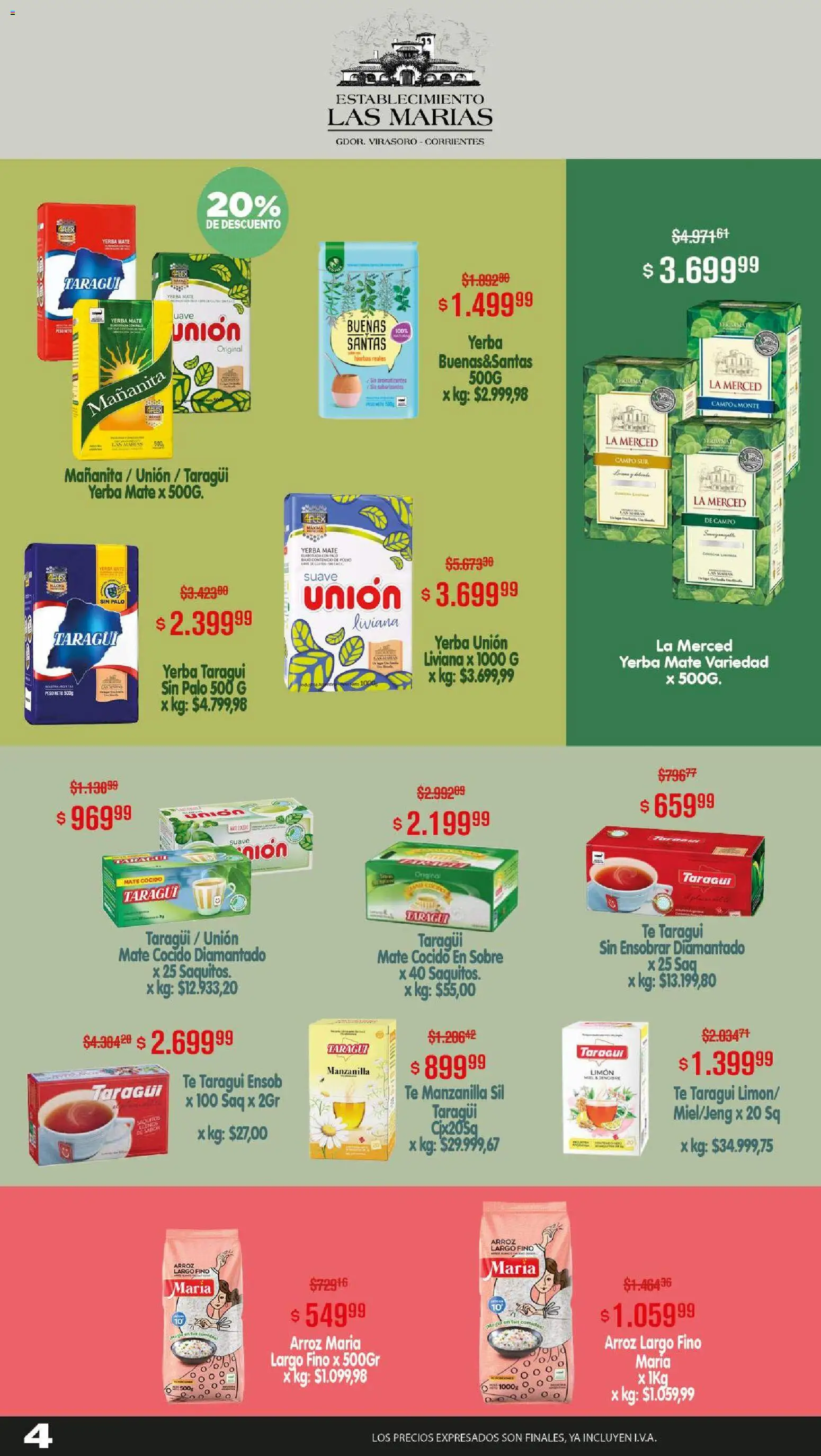 Makro ofertas │ válido desde el 13.11.2025 | Página: 4 | Productos: Mate, Sobre, Polvo, Mate cocido