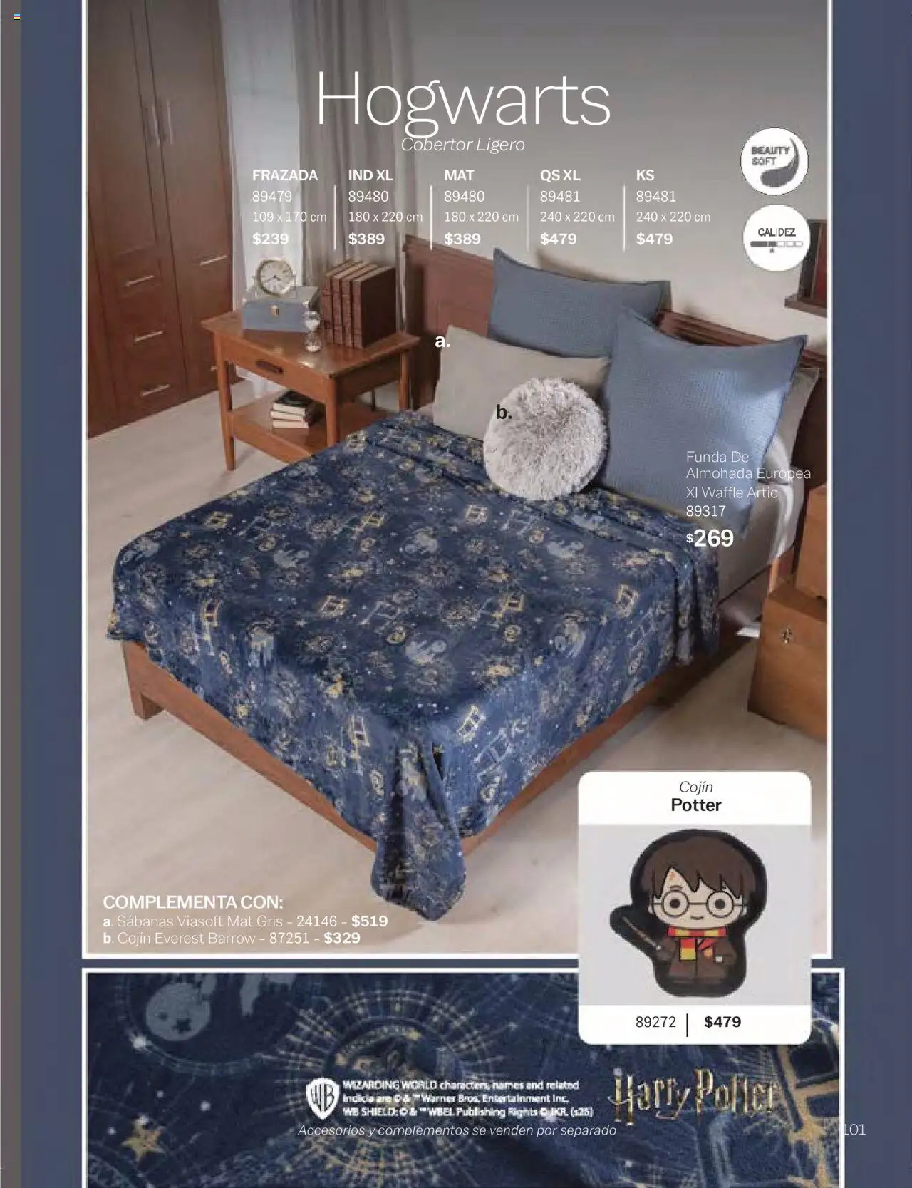 Nuevas ofertas de Vianney válidas en toda la República Mexicana desde el 24.01.2025. ¡Encuentra las mejores ofertas en Vianney catálogo Chavos! | Página: 103 | Productos: Cobertor, Funda, Almohada, Sabanas