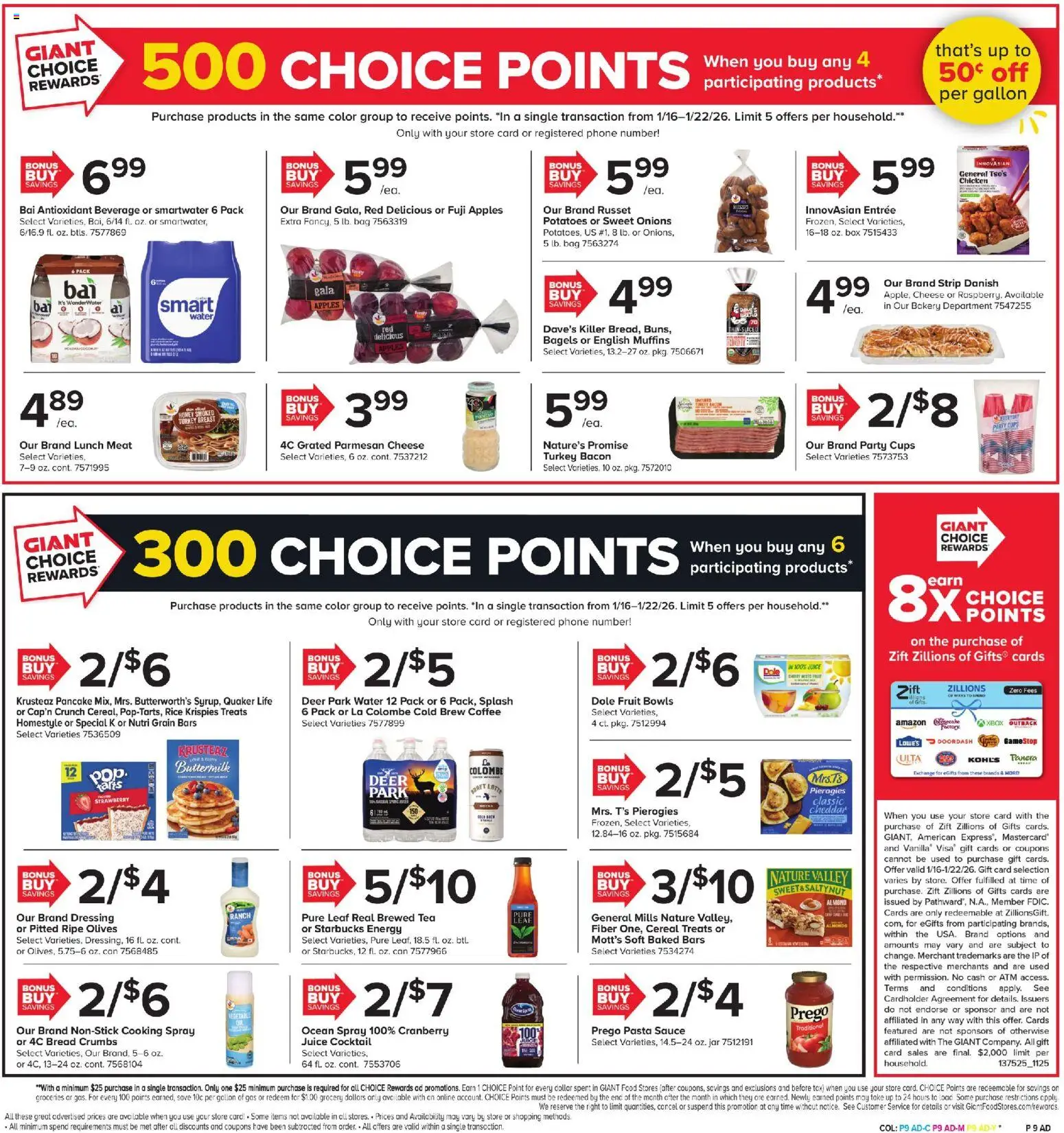 Giant Weekly Ad - valid from 16.01.2026 | Page: 7 | Products: Bakery, Box, Cheese, Xbox